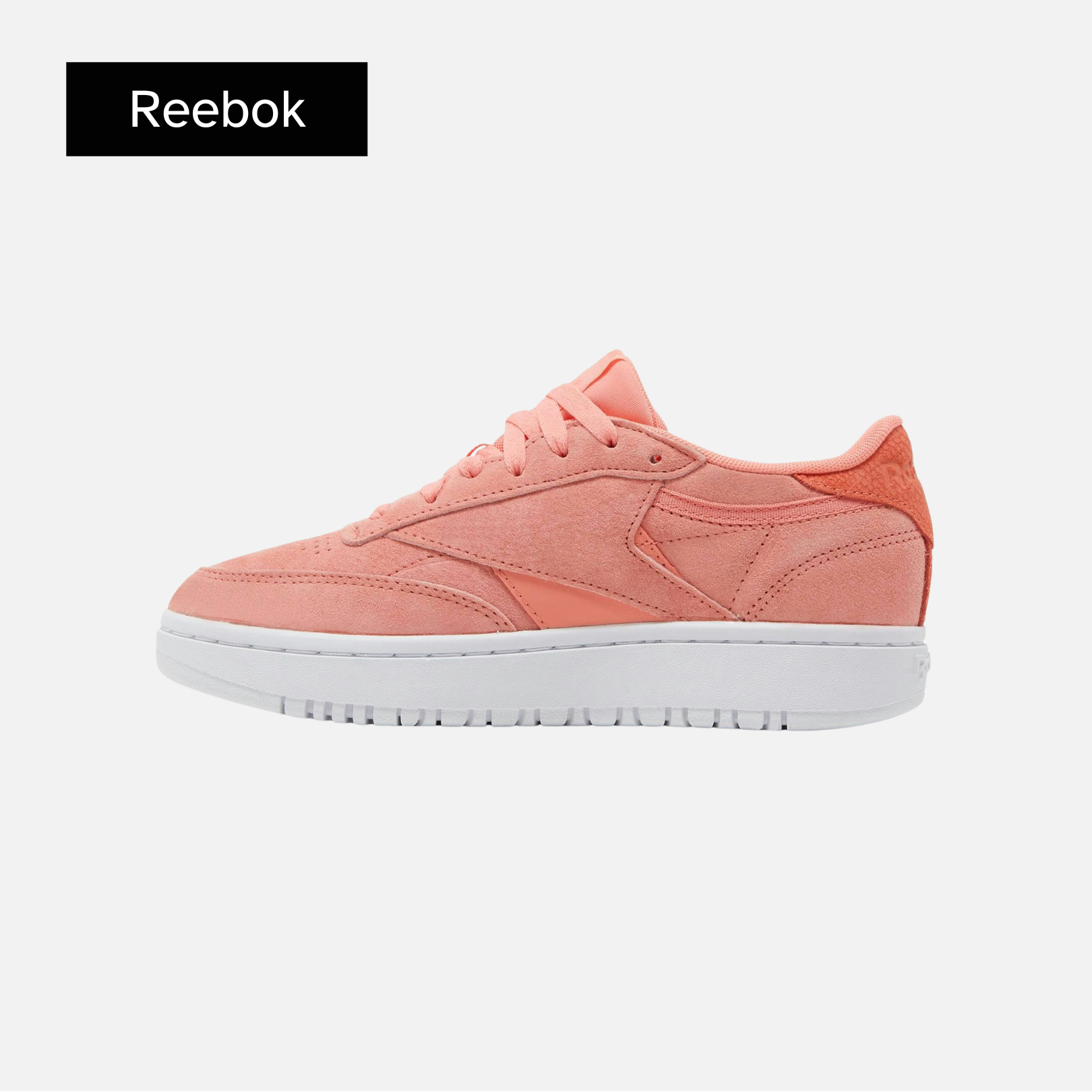Wmns Club C Double 'Twisted Coral'