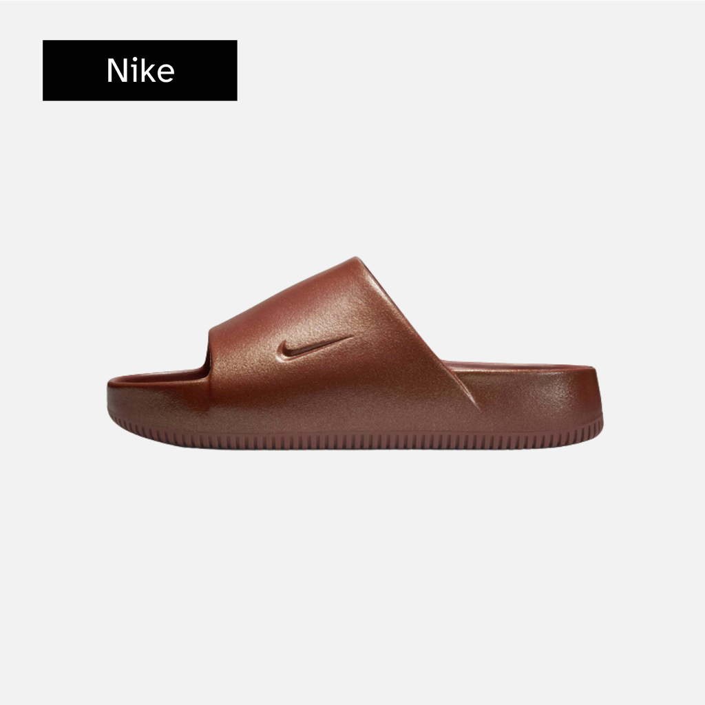 Wmns Calm Slide 'Shimmery Red Sepia'