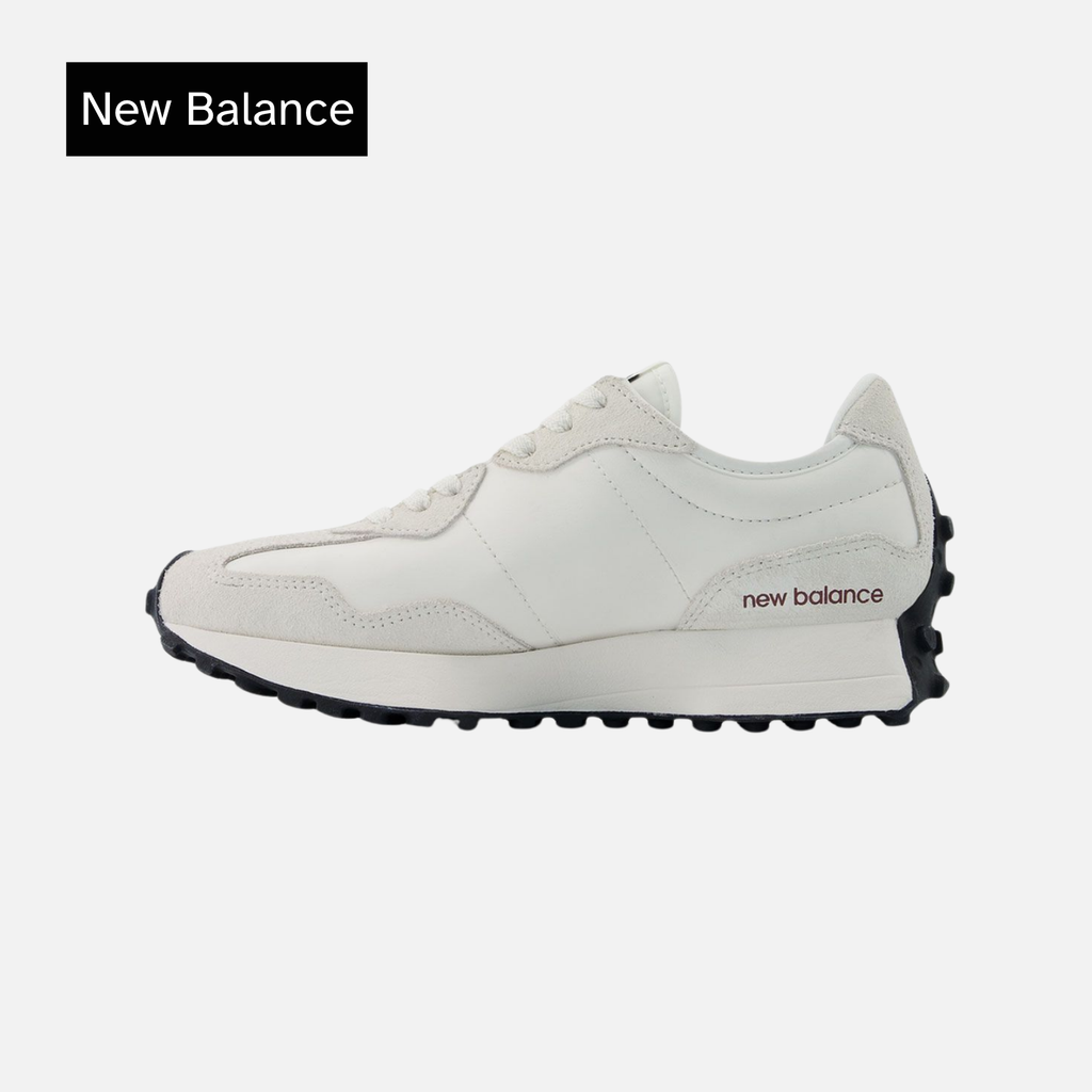 Wmns 327 'White Dark Red'