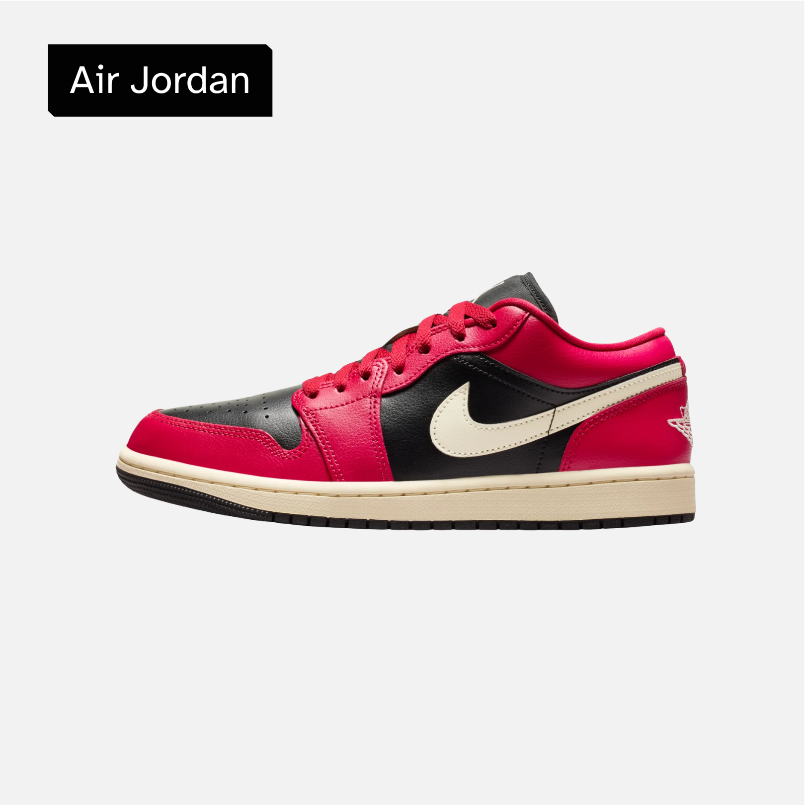 Wmns Air Jordan 1 Low 'Mystic Hibiscus Black''