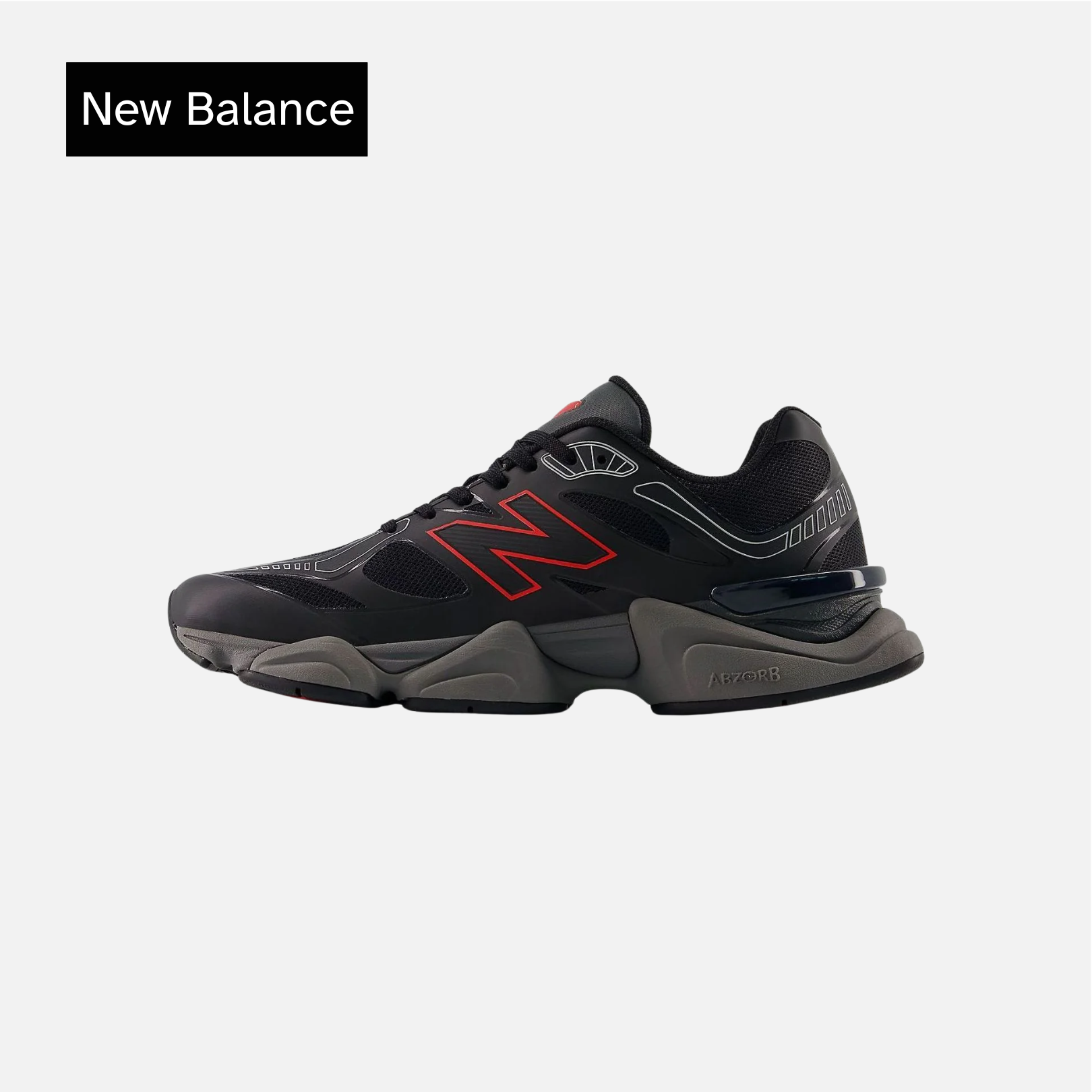 New Balance 9060 'Black Red'
