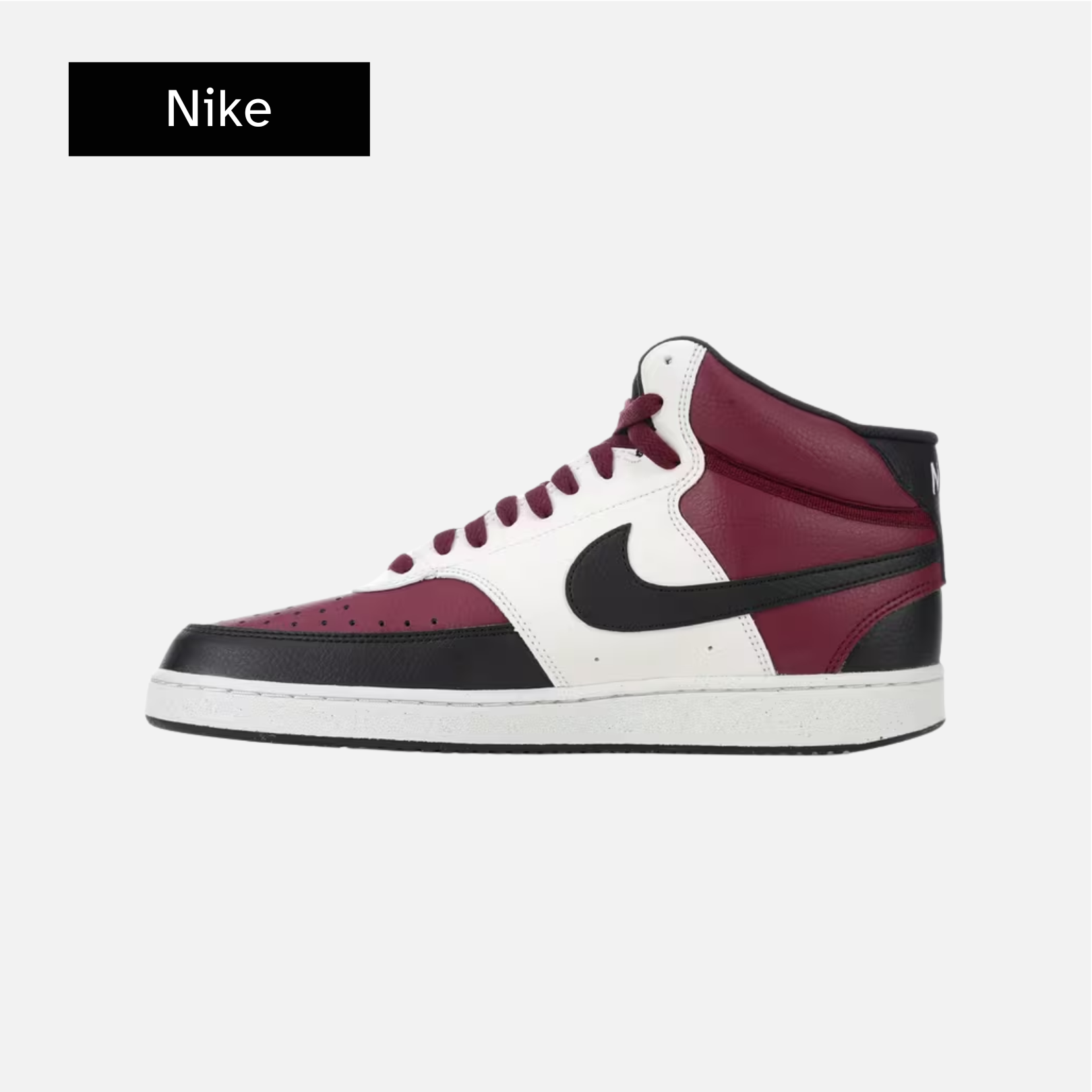 Nike Court Vision Mid Next Nature 'Dark Beetroot'