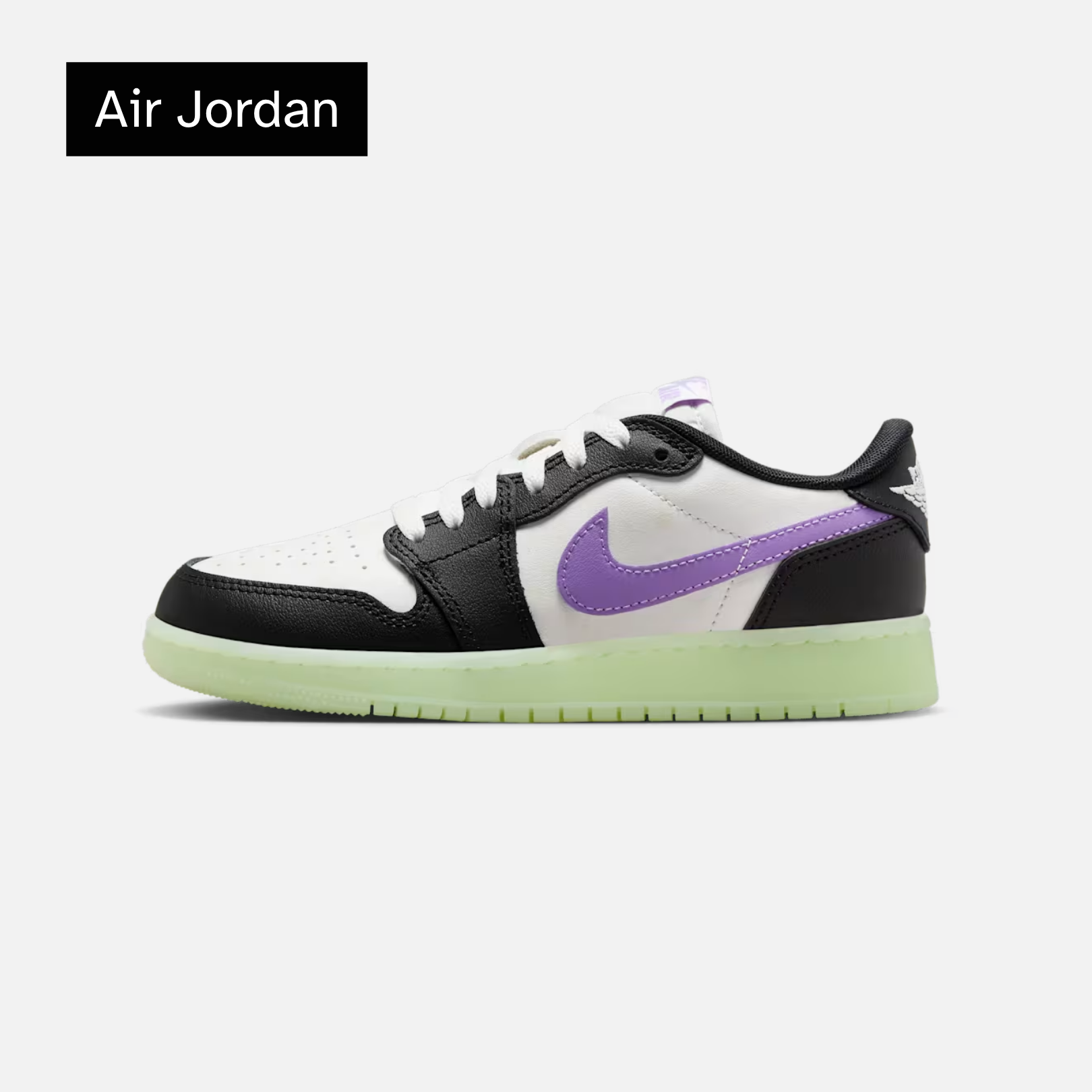 Air Jordan 1 Retro Low OG GS 'Black Raspberry'