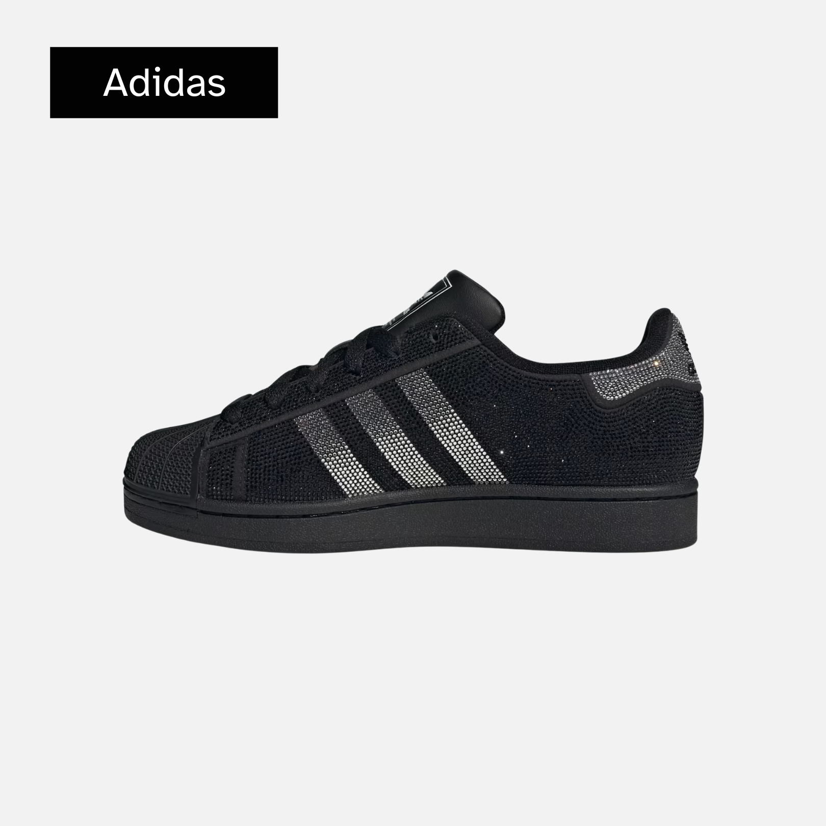 adidas Wmns Superstar 2 'Rhinestone Black Silver'