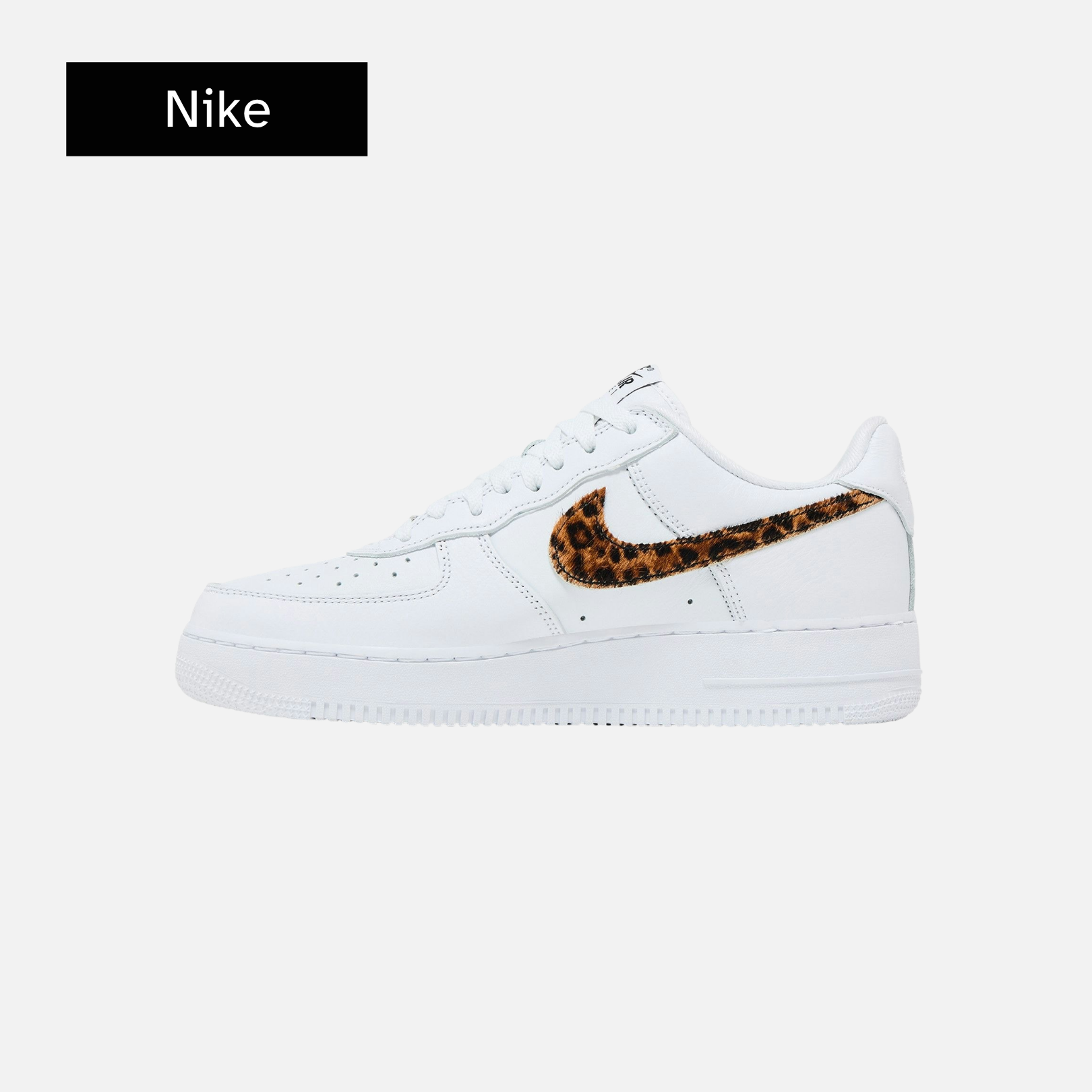 Supreme x GOODENOUGH x Nike Air Force 1 Low 'White Cheetah Print'