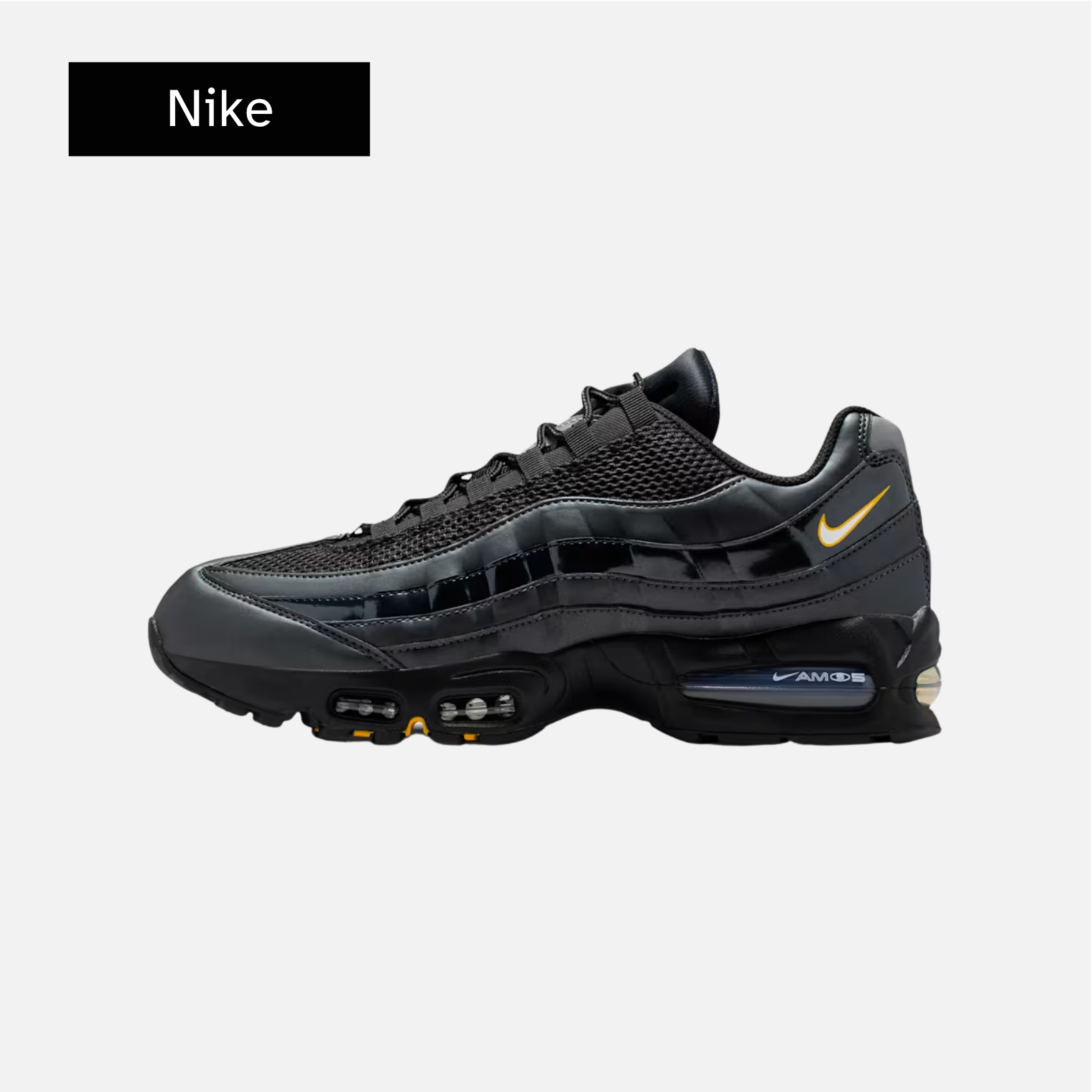 Nike Air Max 95 'Big Bubble - Black Metallic Silver'