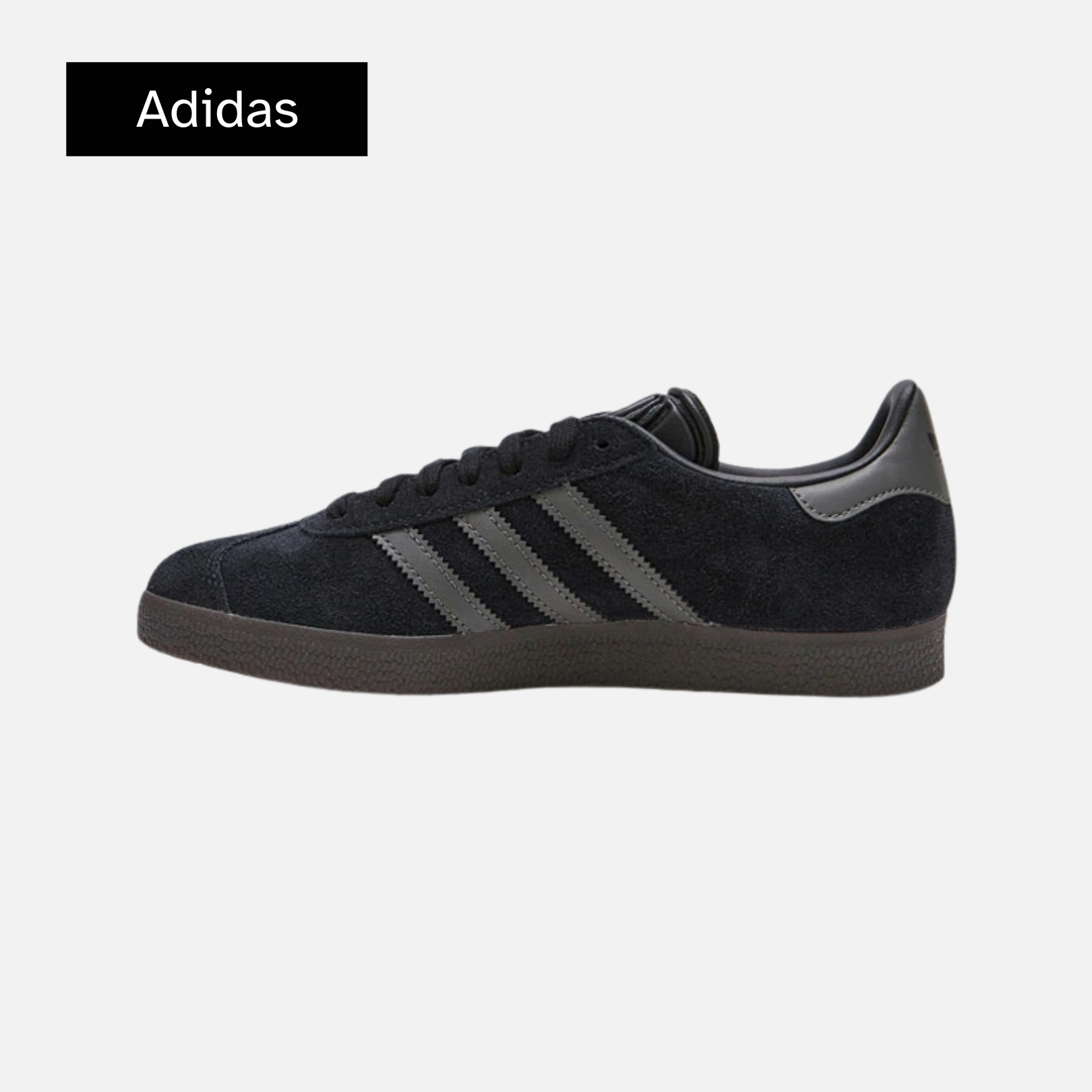 Adidas Gazelle 'Black Gold Metallic Gum'