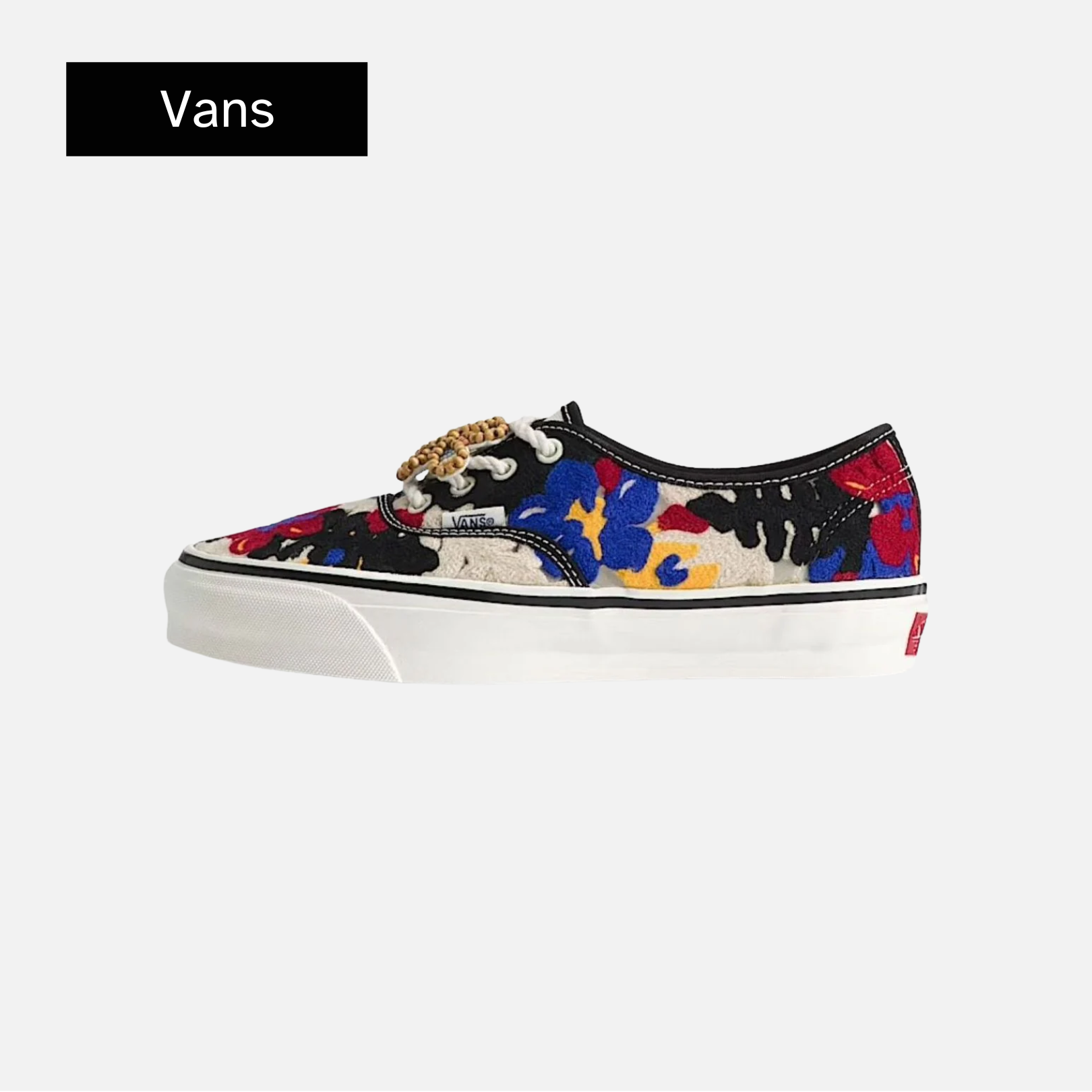 Vans Premium Authentic Needlework 'White Red Blue'