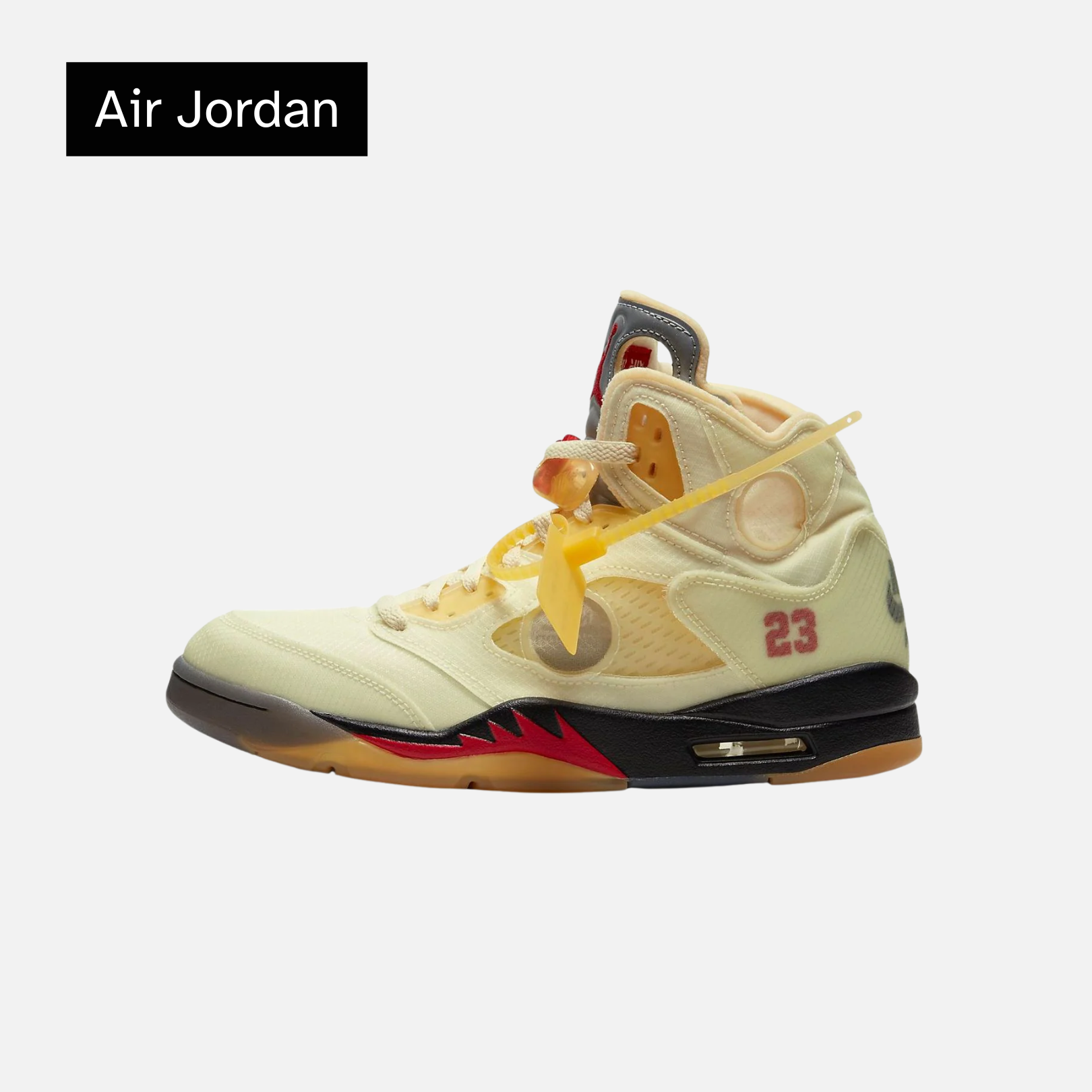 Off-White x Air Jordan 5 SP 'Sail'