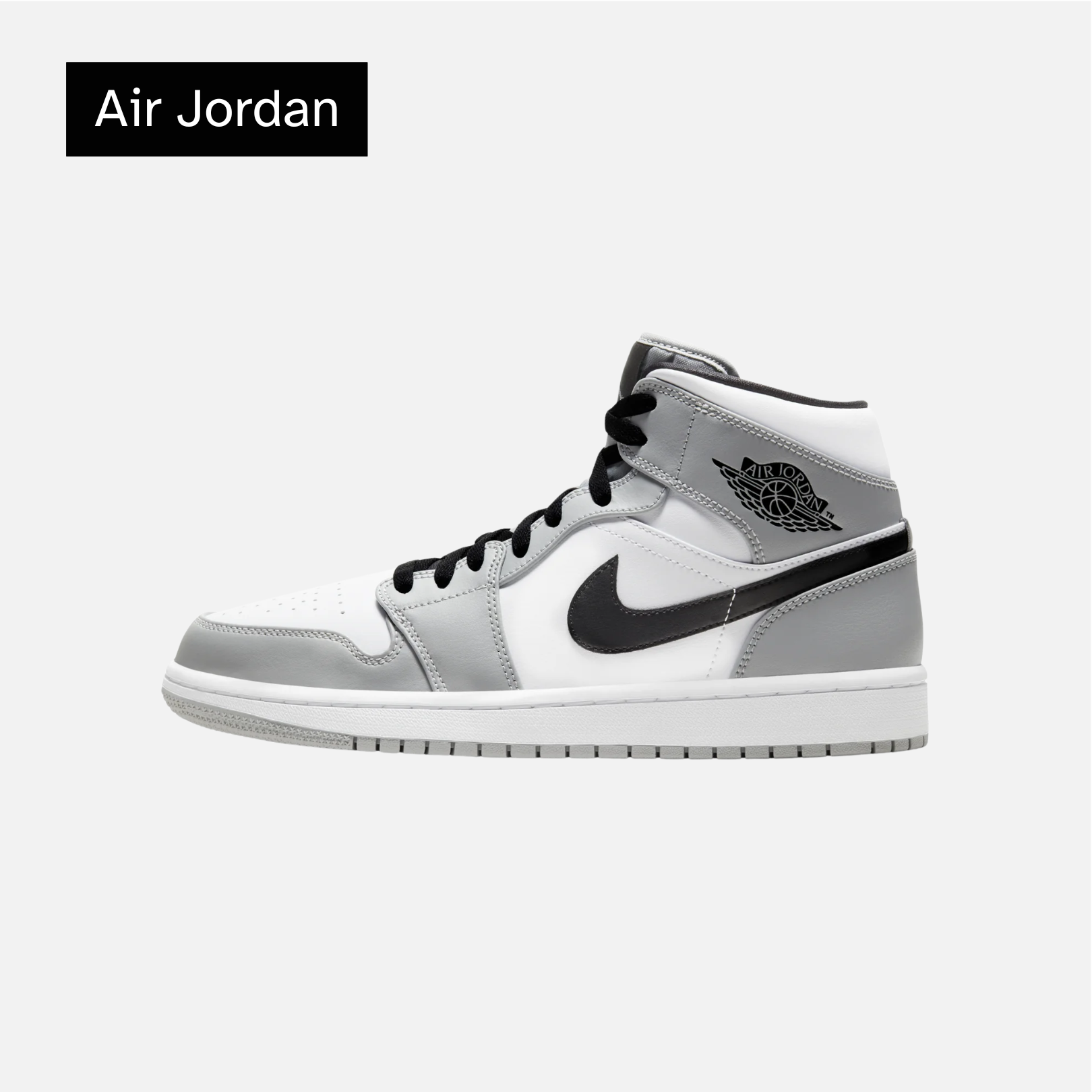 Air Jordan 1 Mid 'Smoke Grey'