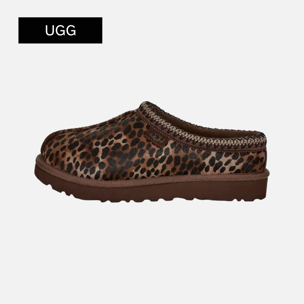 UGG Wmns Tasman Caspian Slipper 'Burnt Cedar Cheetah'