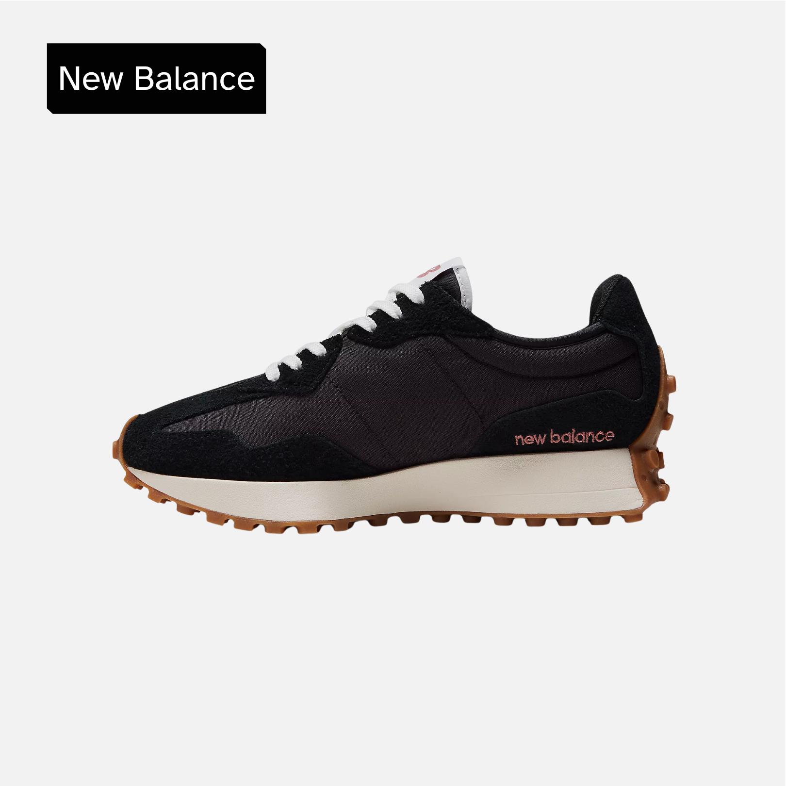 Wmns 327 'Black White Gum'