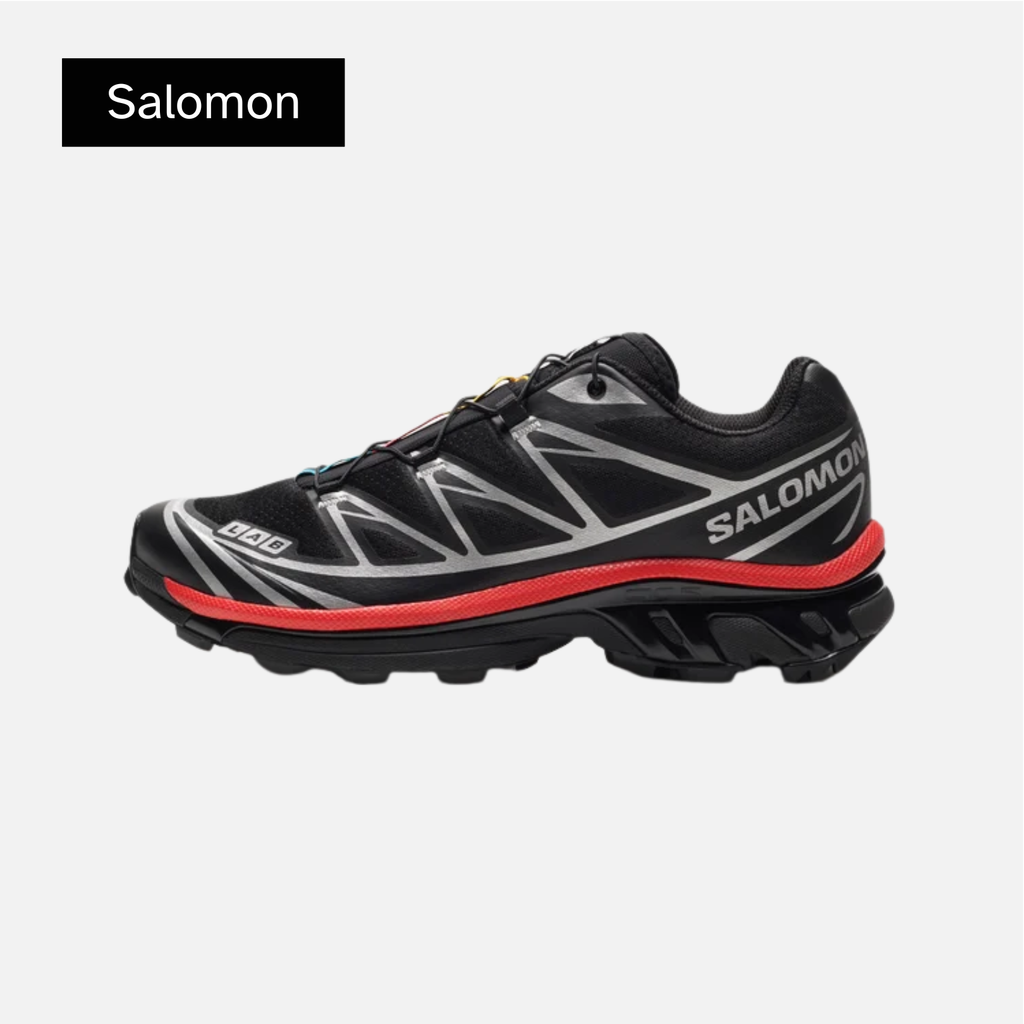 Salomon XT-6 'Black Fiery Red Silver'