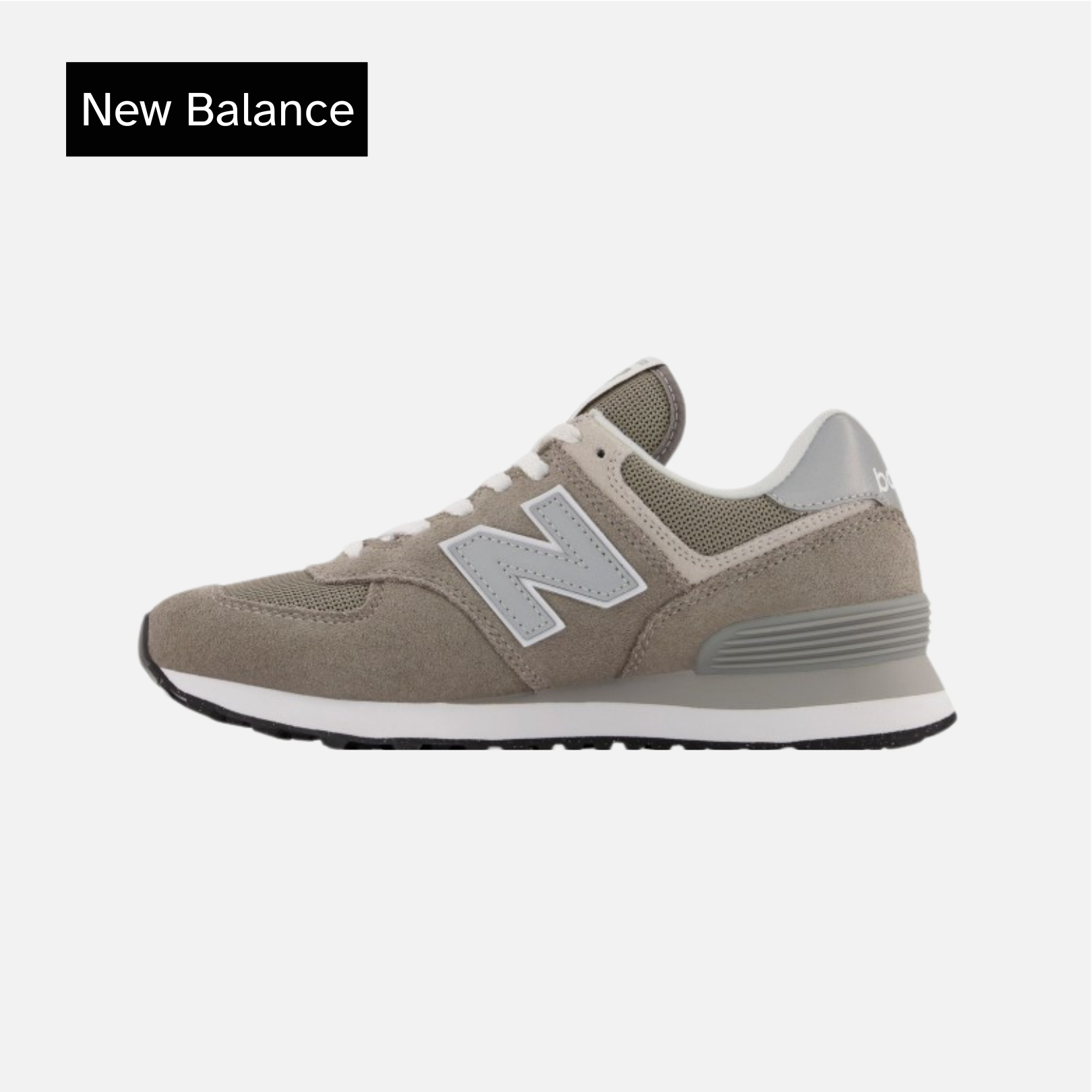 New Balance Wmns 574 Core Wide 'Grey White'