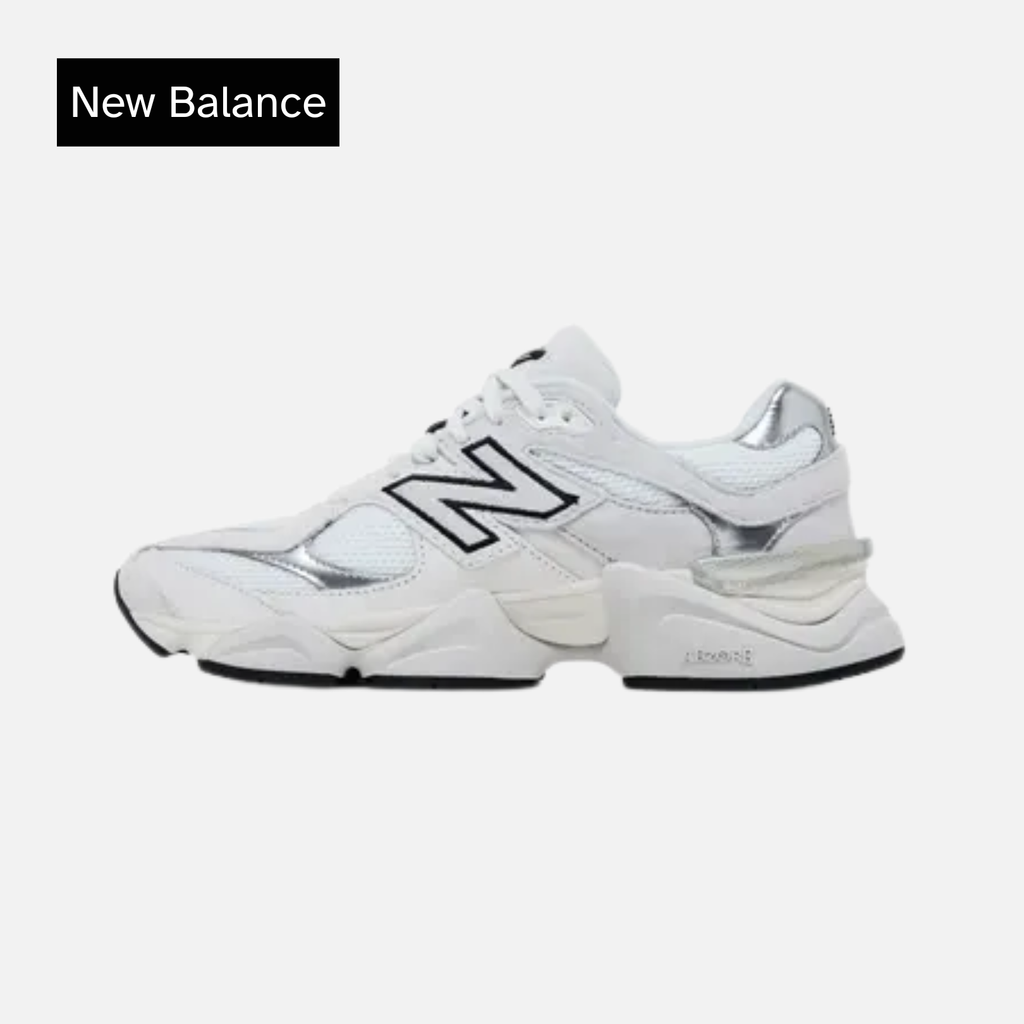 9060 'White Black Metallic Silver'