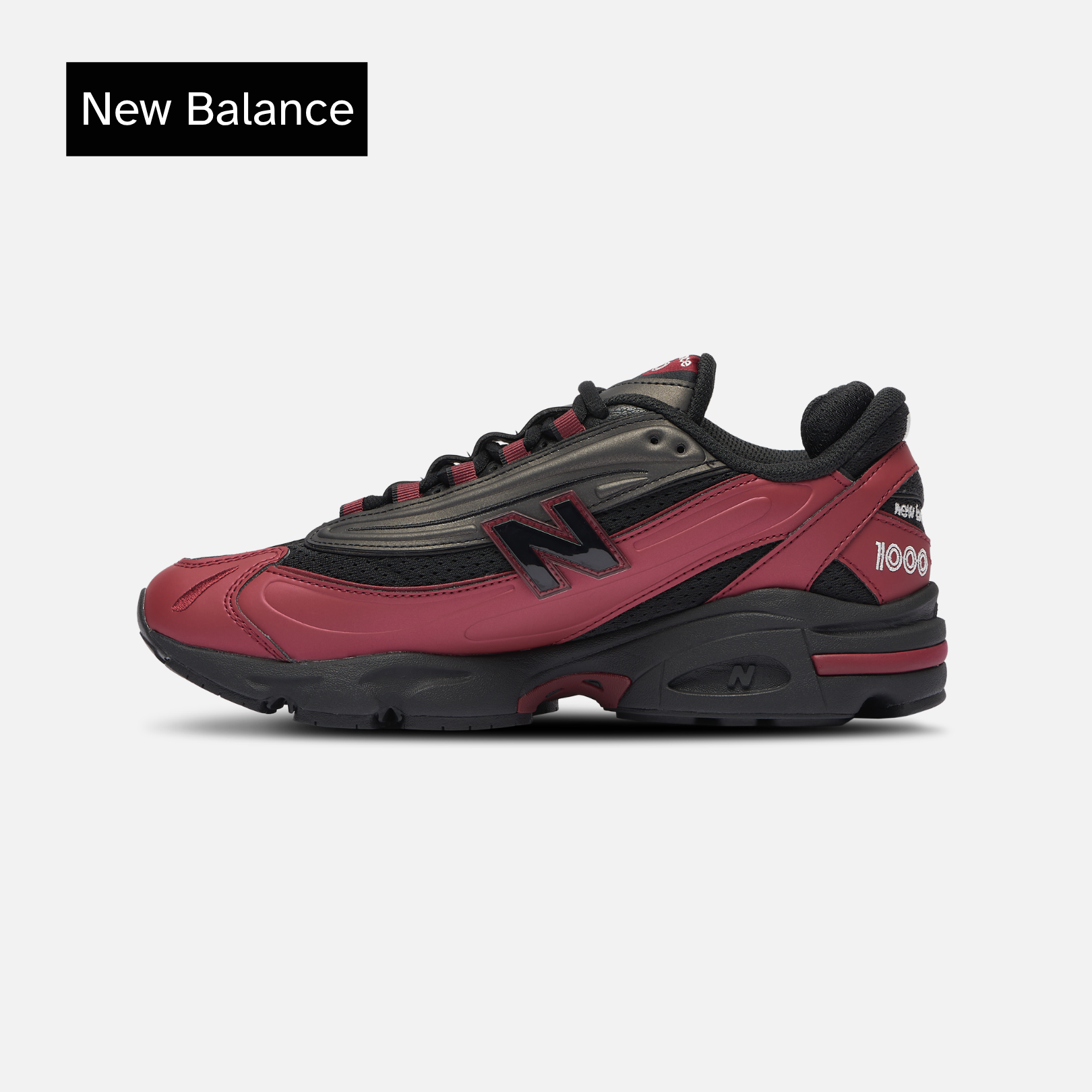 New Balance 1000 Black Burgundy