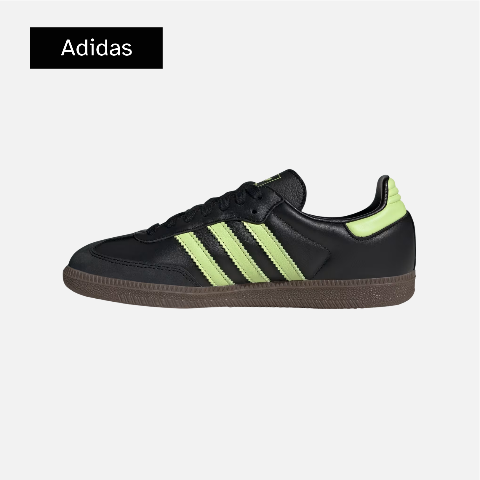 adidas Wmns Samba OG 'Black Pulse Lime Gum'