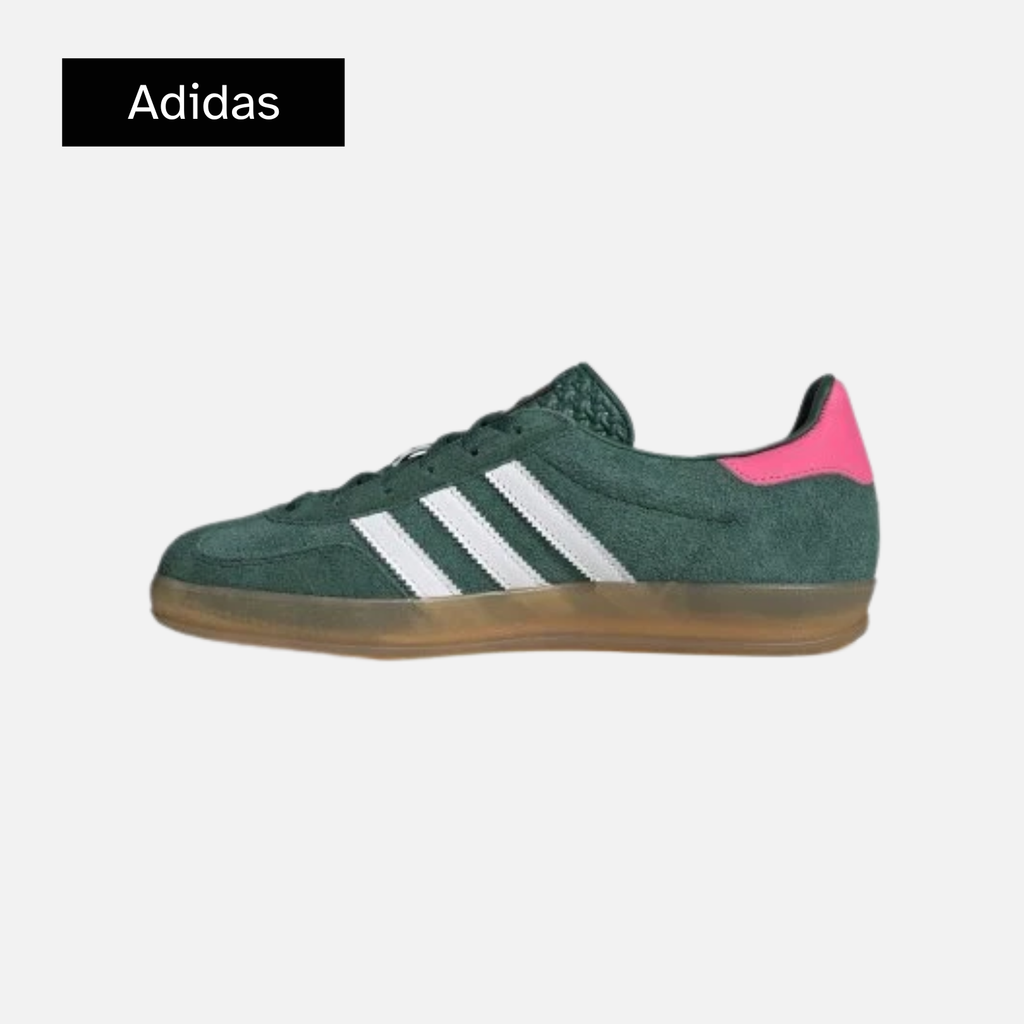 Wmns Gazelle Indoor 'Collegiate Green Pink'