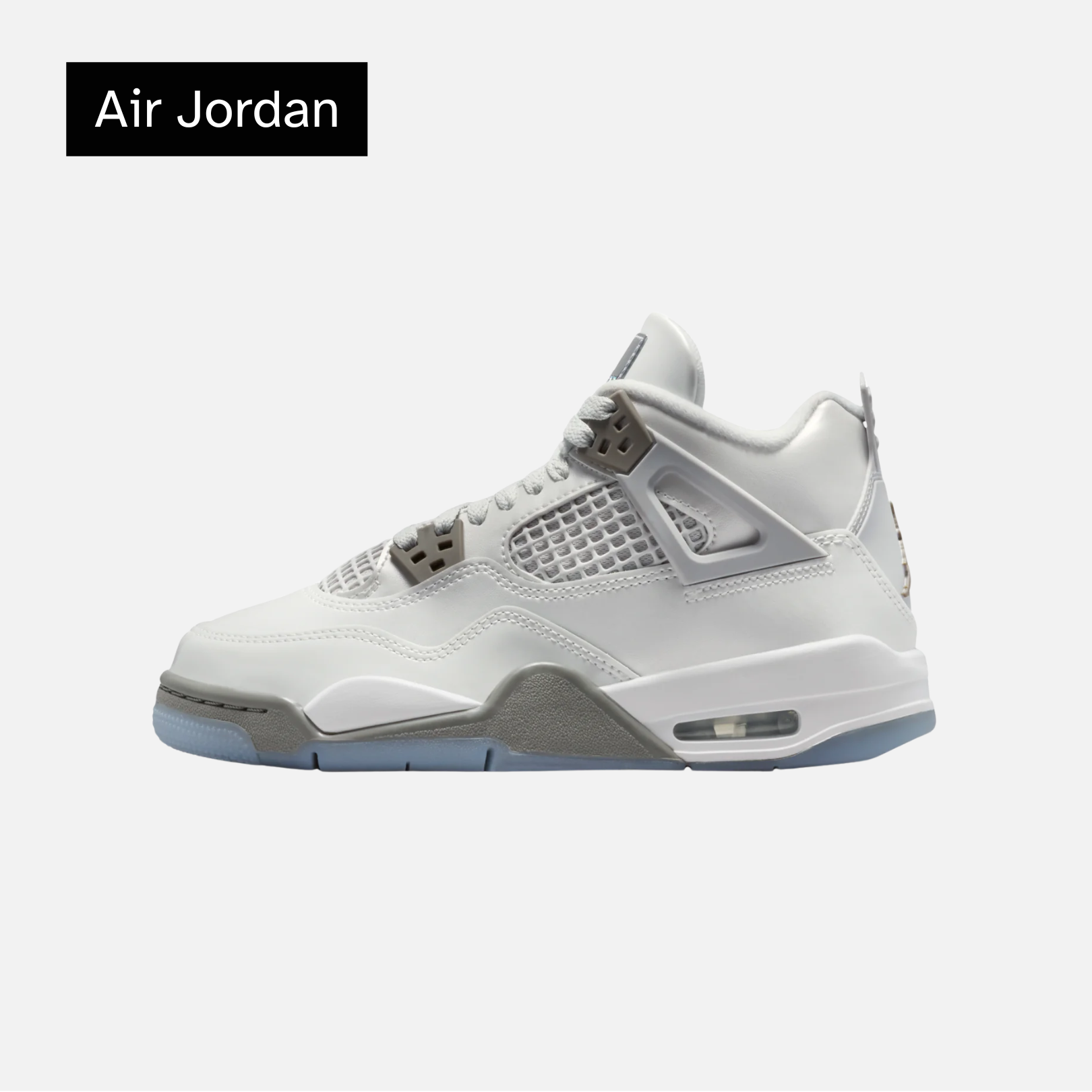 Air Jordan 4 Retro GS 'Photon Dust Blue Chill'