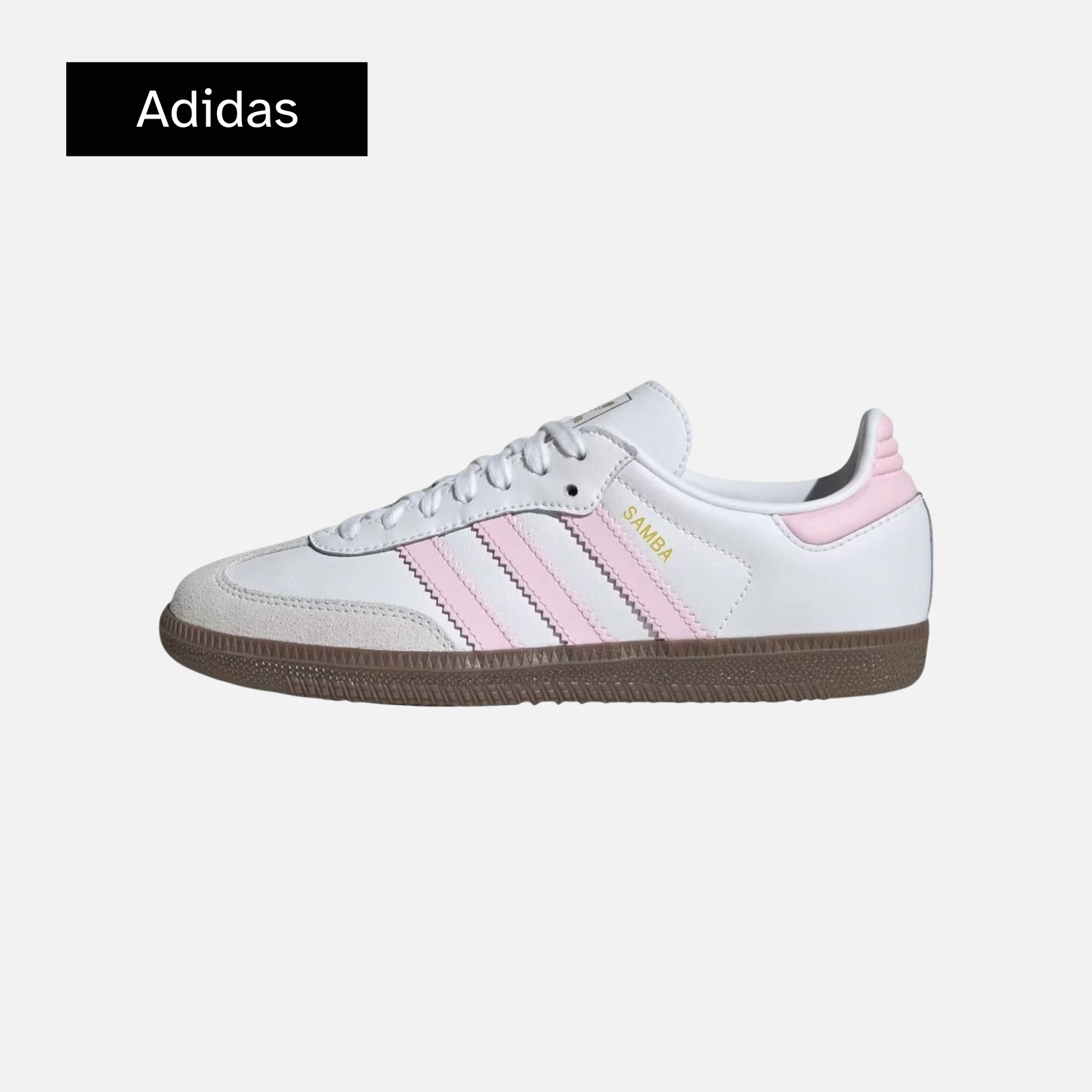 adidas Samba OG J 'White Clear Pink Gum'