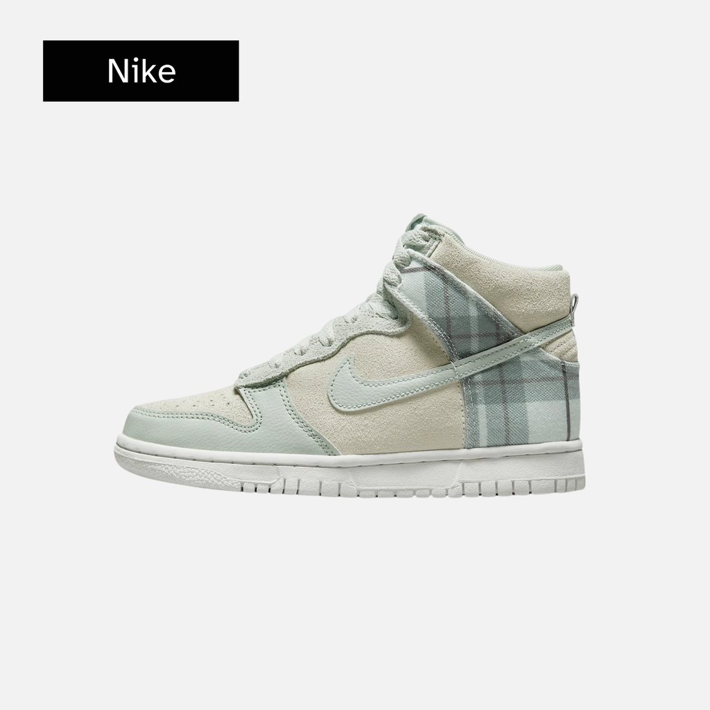 Dunk High SE GS 'Mint Plaid'