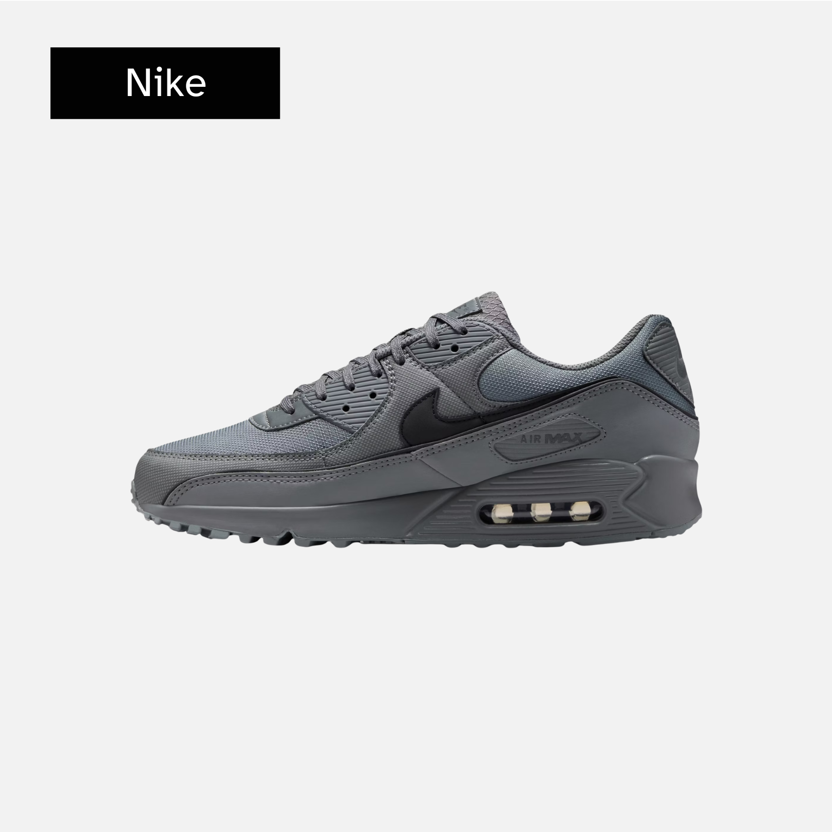 Nike Air Max 90 Premium 'Smoke Grey Black'