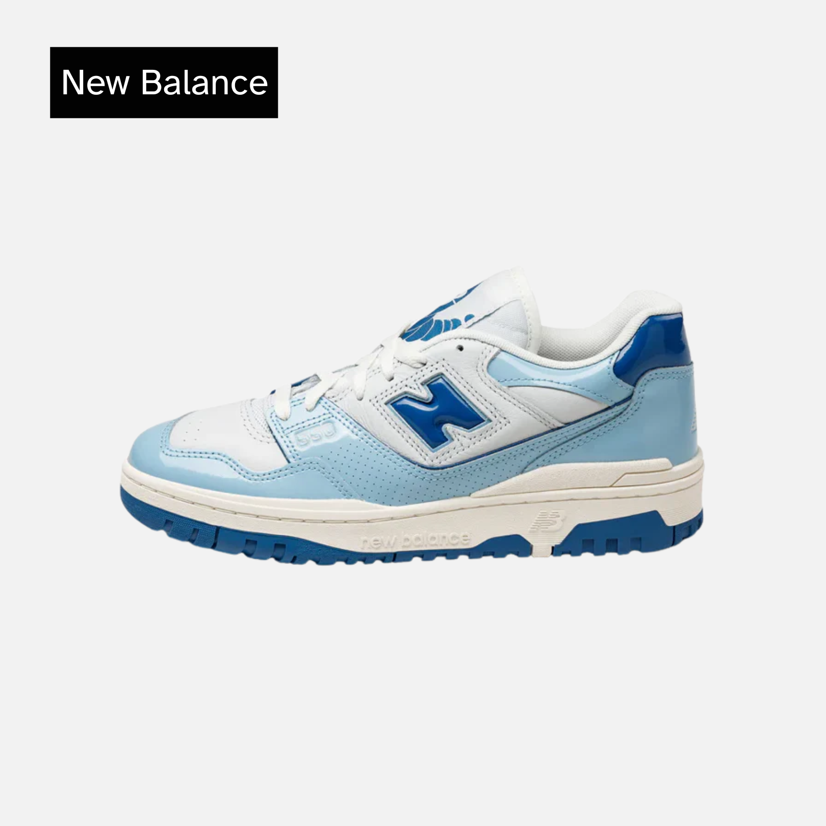 New Balance 550 'Patent Leather Pack - Chrome Blue'