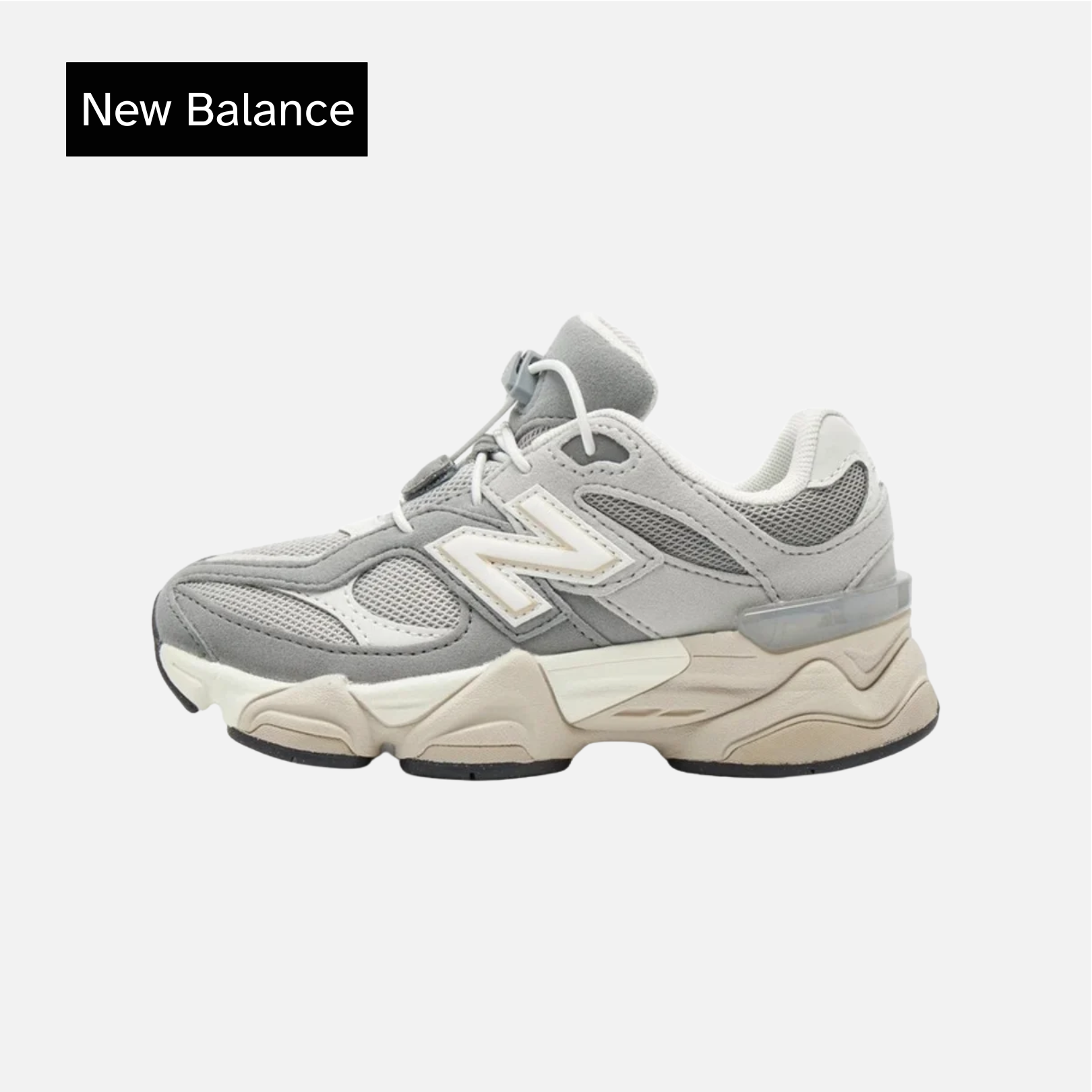 New Balance 9060 Little Kid 'Raincloud Slate Grey'