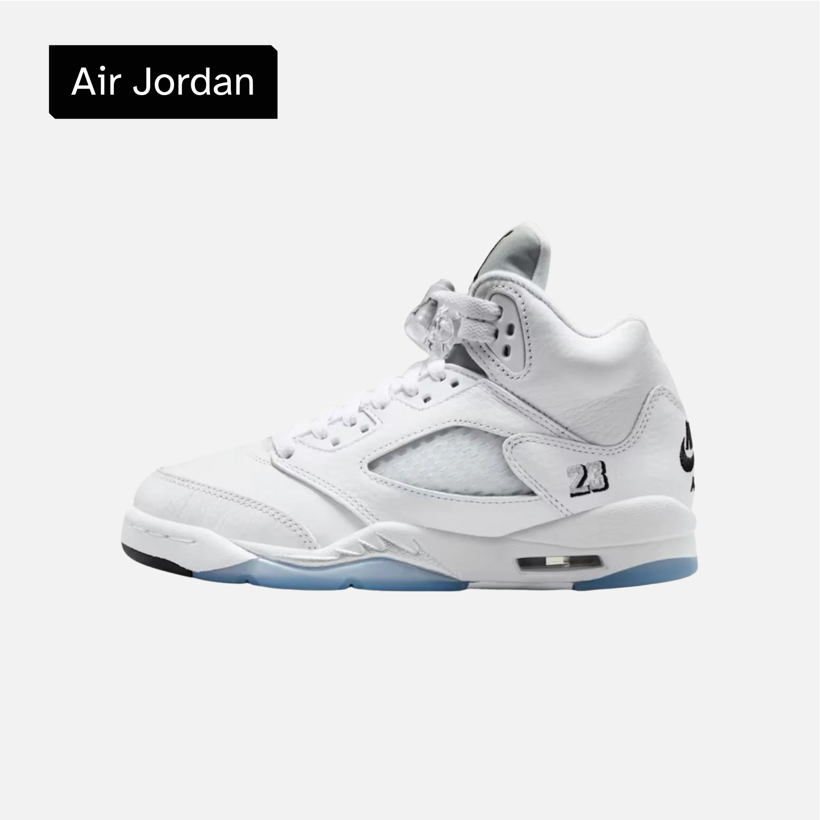 Air Jordan 5 GS 'White Metallic'