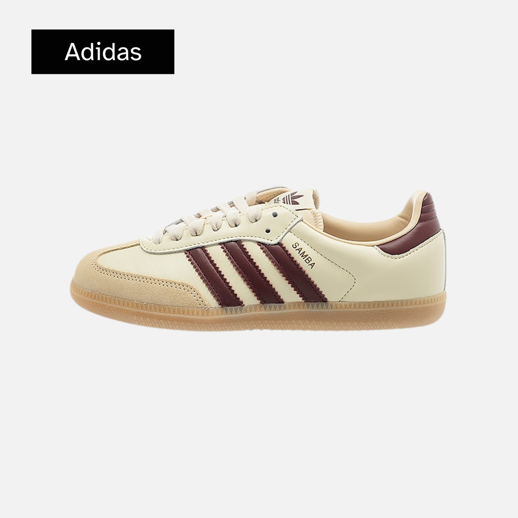 adidas Samba OG 'Wonder White Shadow Red Gum'