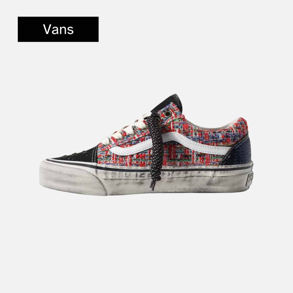 Vans Old Skool Premium Charms 'Red Black'