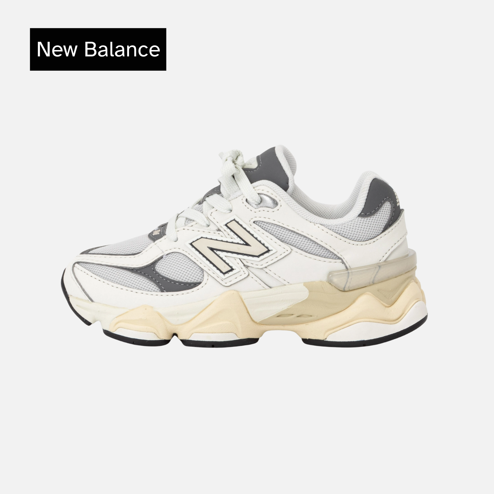 New Balance 9060 Little Kids' Shoes White/Grey