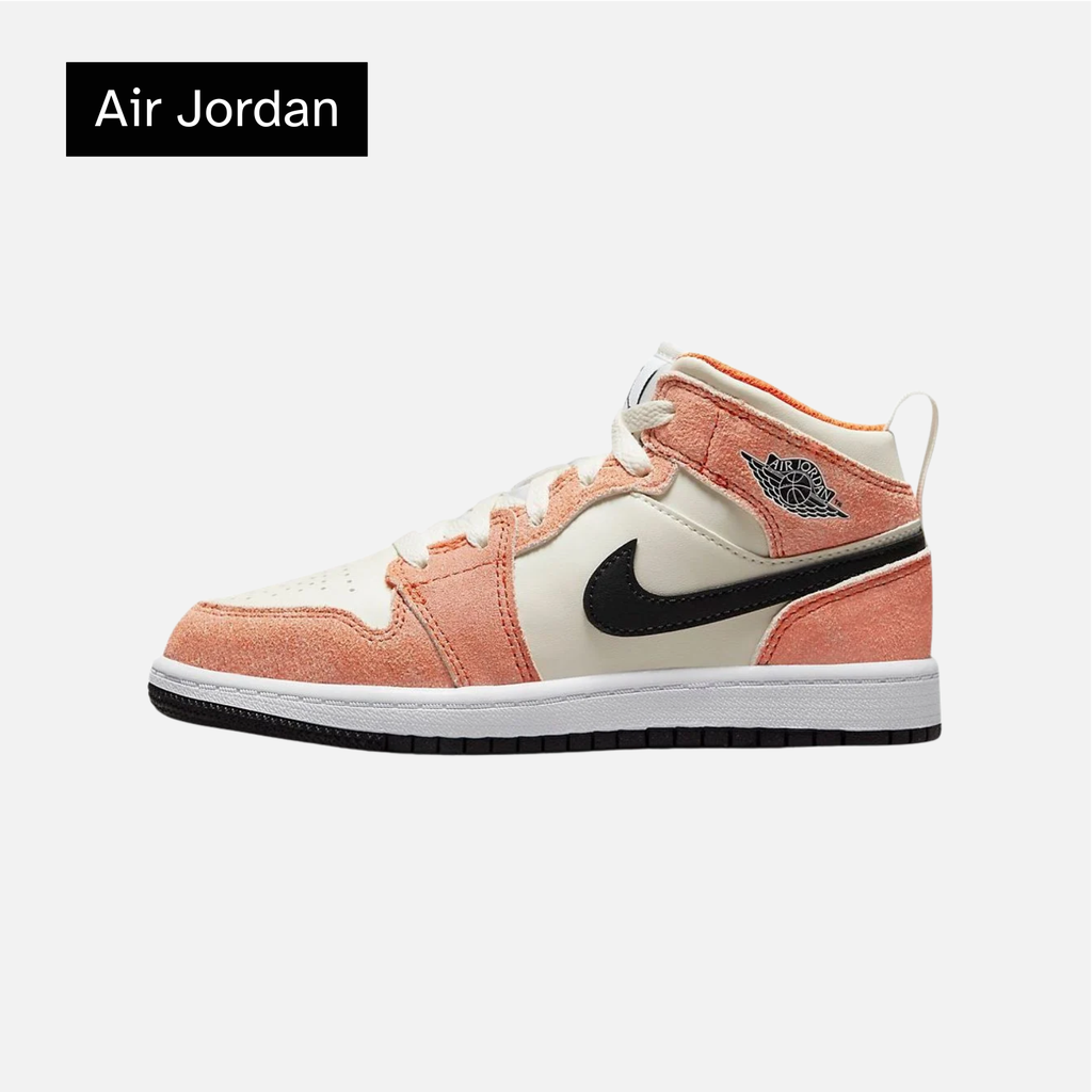 Air Jordan 1 Mid SE PS 'Orange Suede'