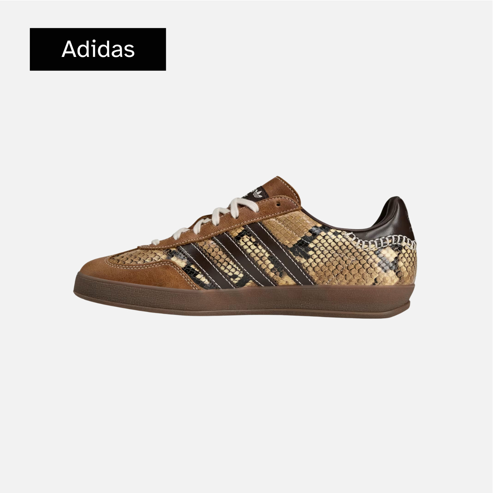 Wales Bonner x adidas Gazelle Snake 'Dusty Rust'