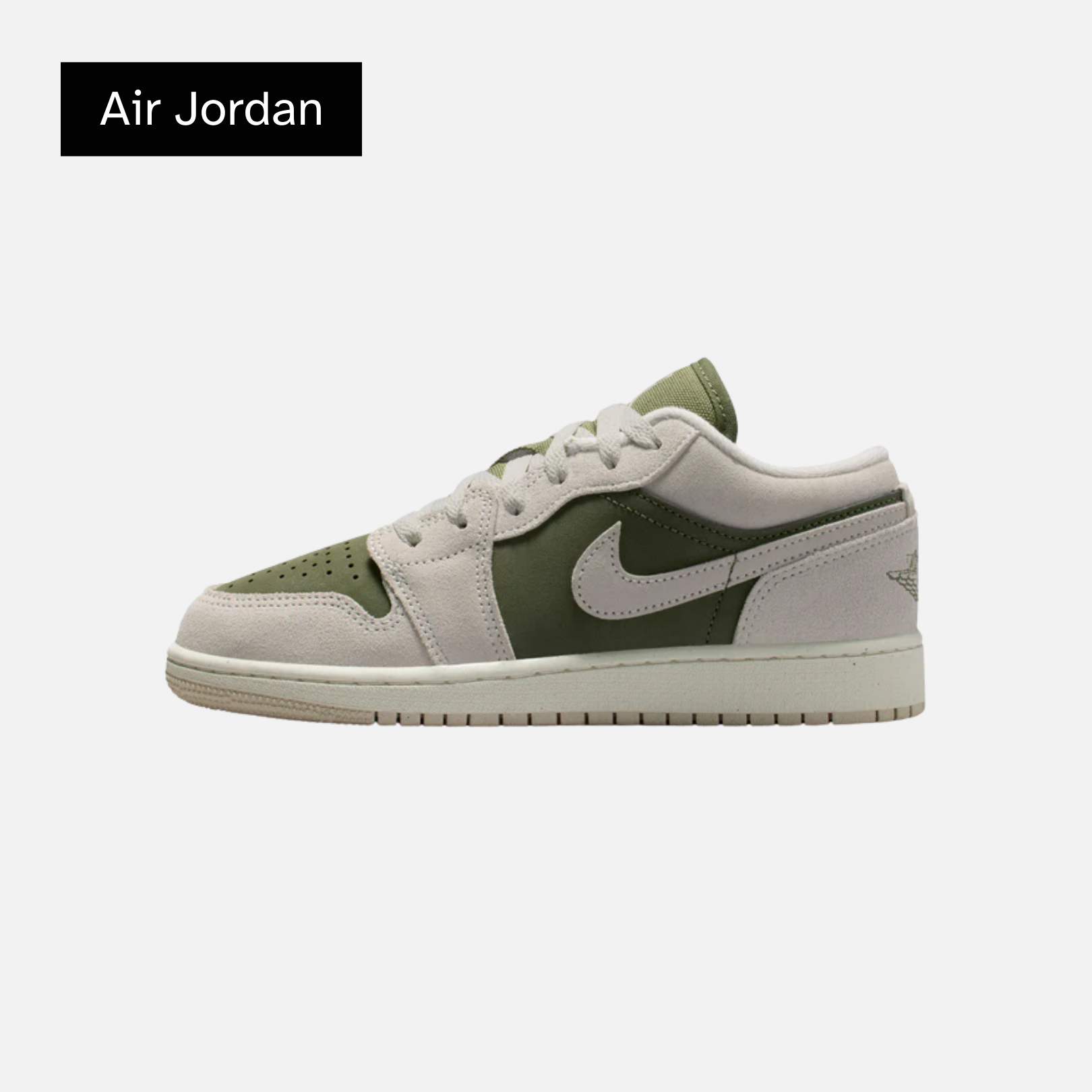 Air Jordan 1 Low SE GS 'Medium Olive Sail'