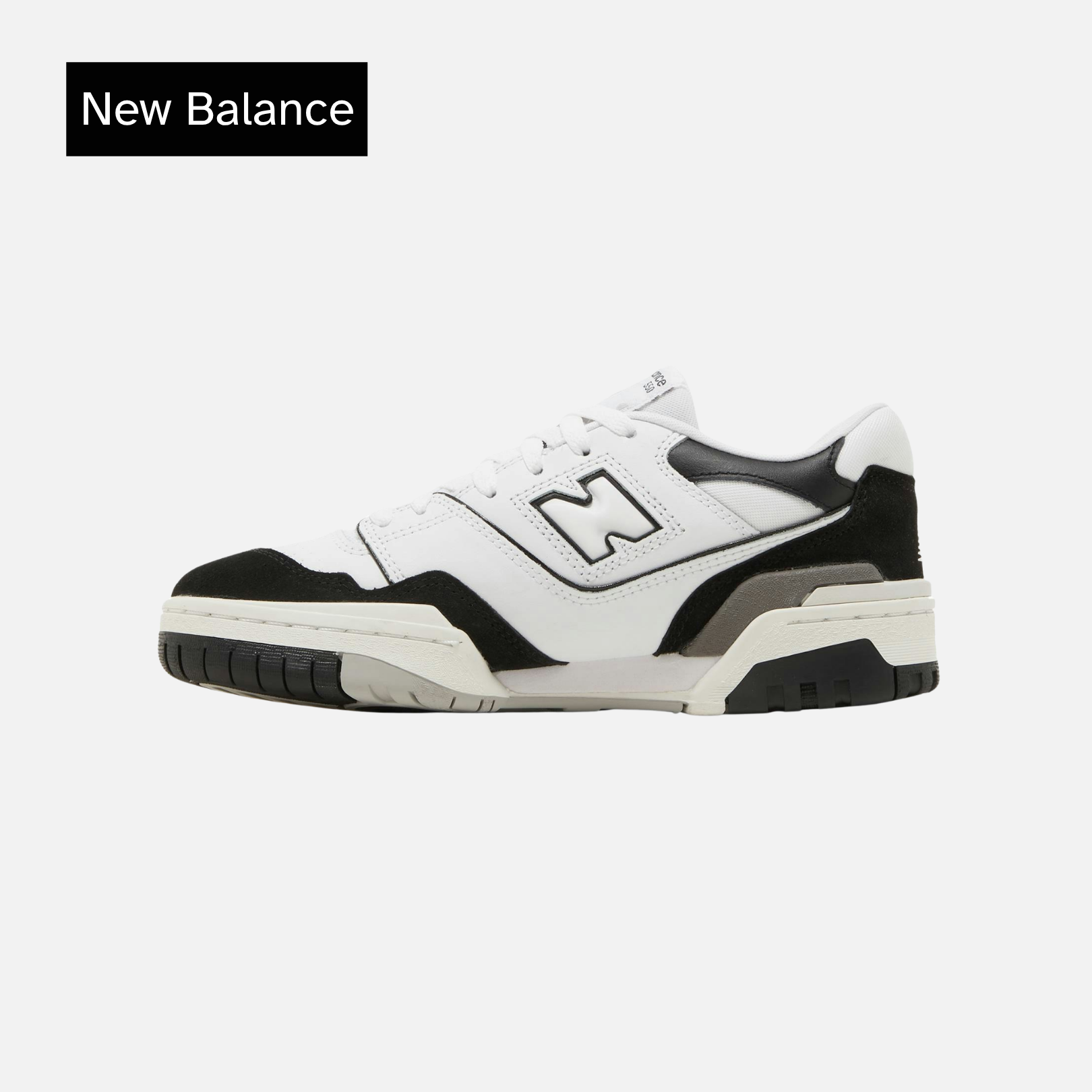 New Balance 550 Big Kid 'White Black Rain Cloud'
