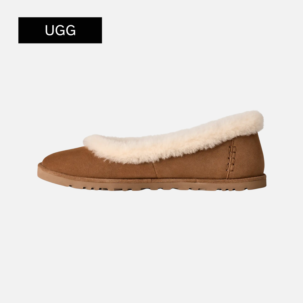UGG Wmns Zora Ballet Flat 'Chestnut'