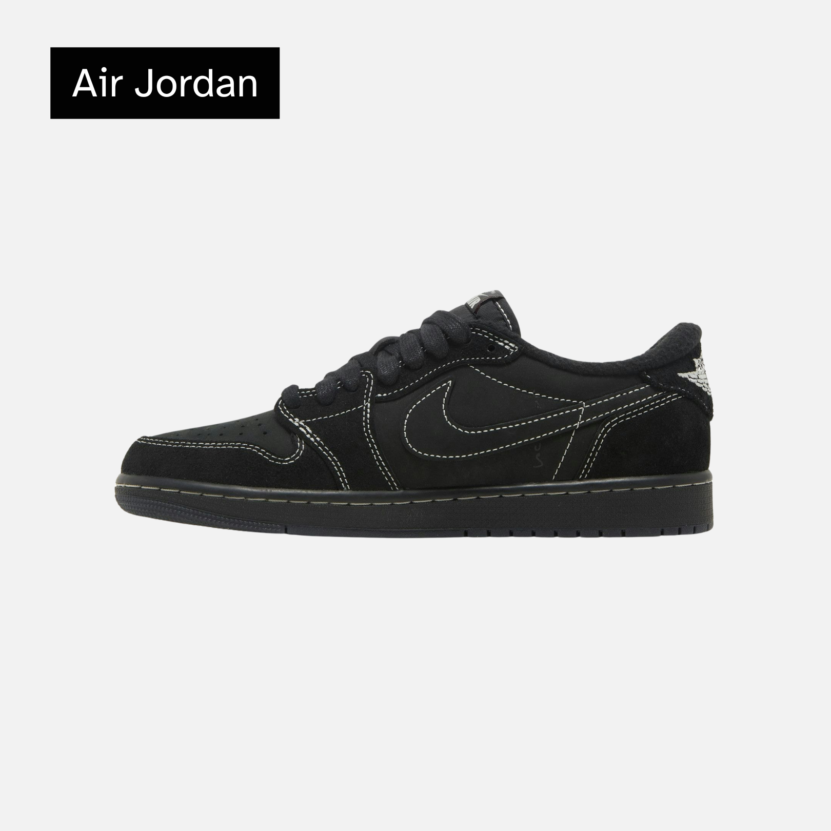 Travis Scott x Air Jordan 1 Retro Low OG SP 'Black Phantom'