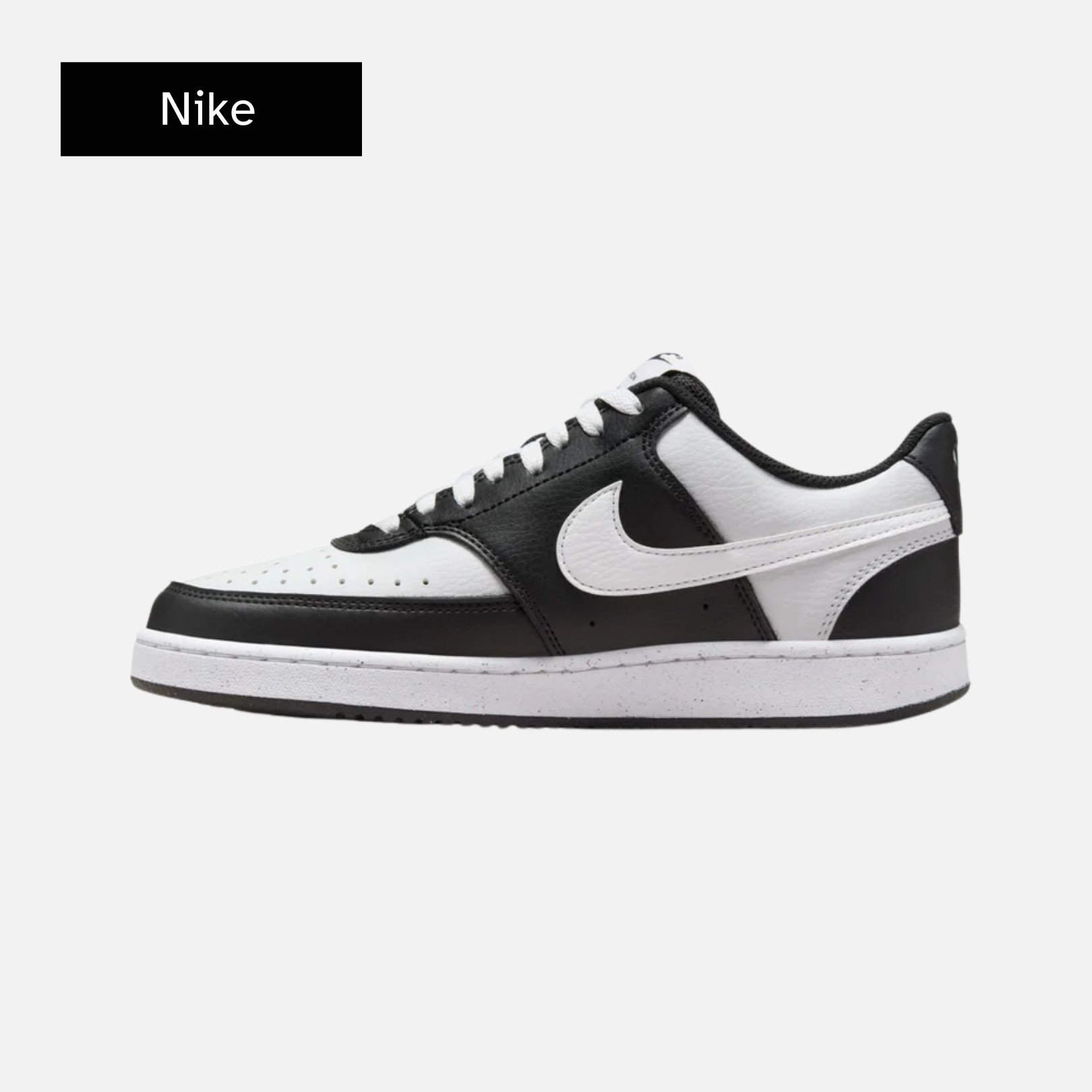 Nike Wmns Court Vision Low Next Nature 'Black White'