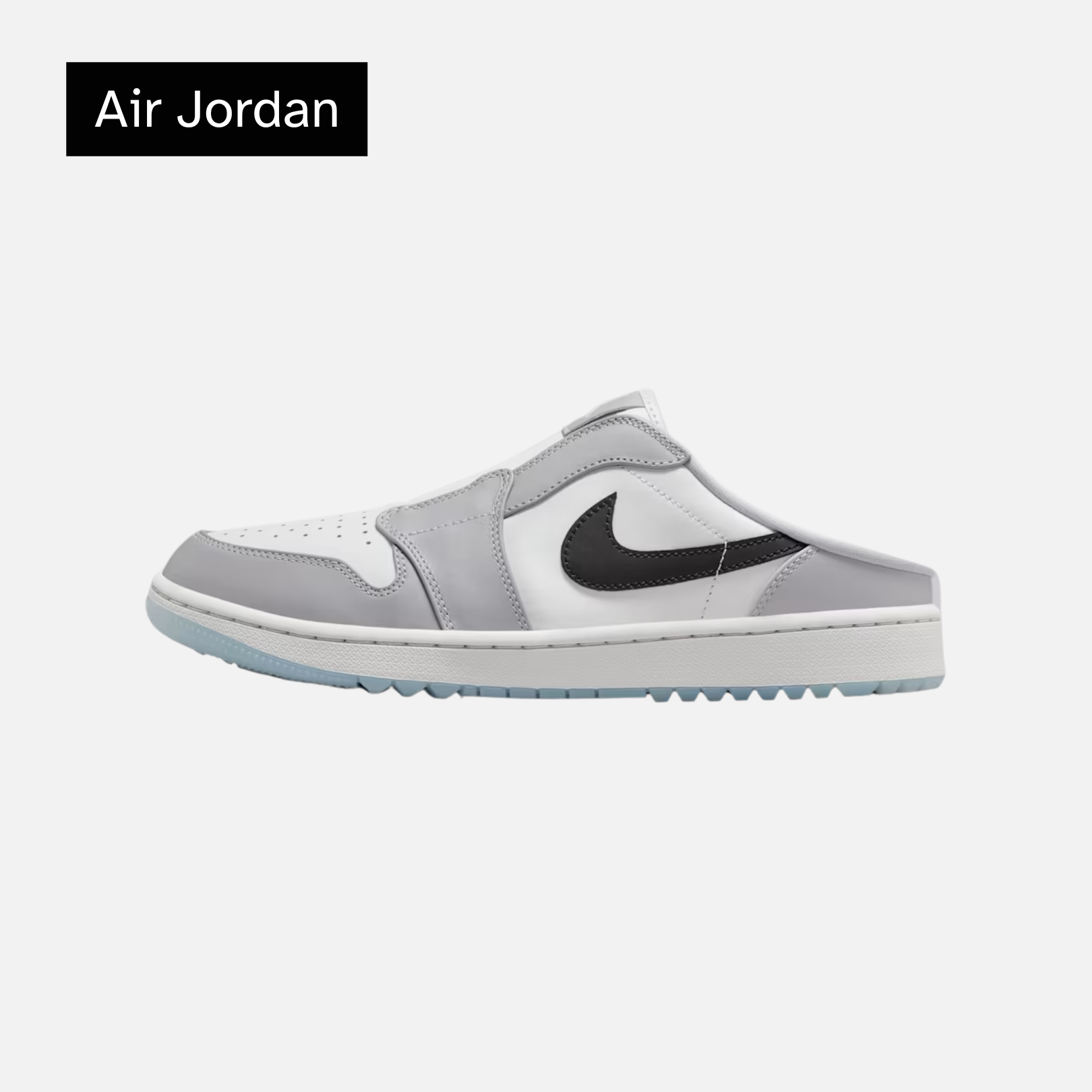 Air Jordan 1 Mule Golf 'Wolf Grey Black'