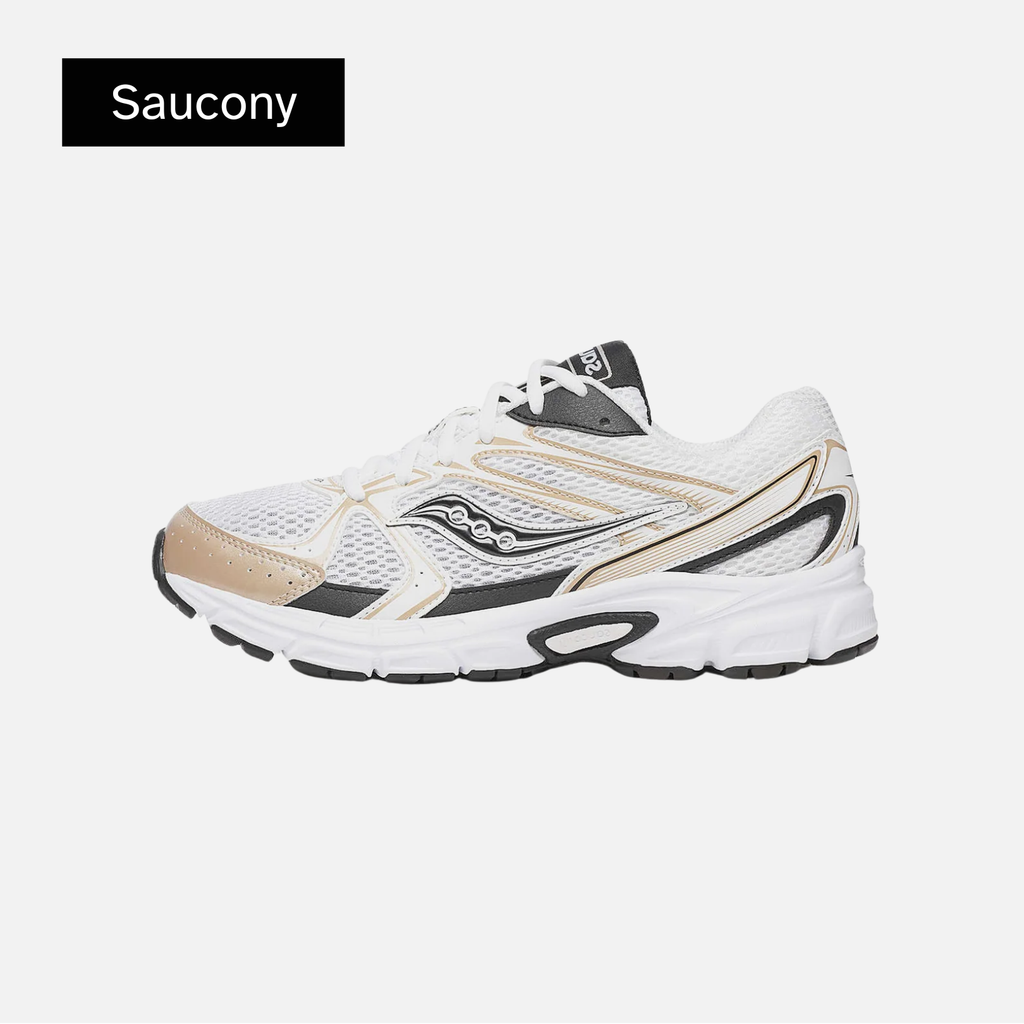 Saucony Grid Ride Millennium 'White Gold Black'