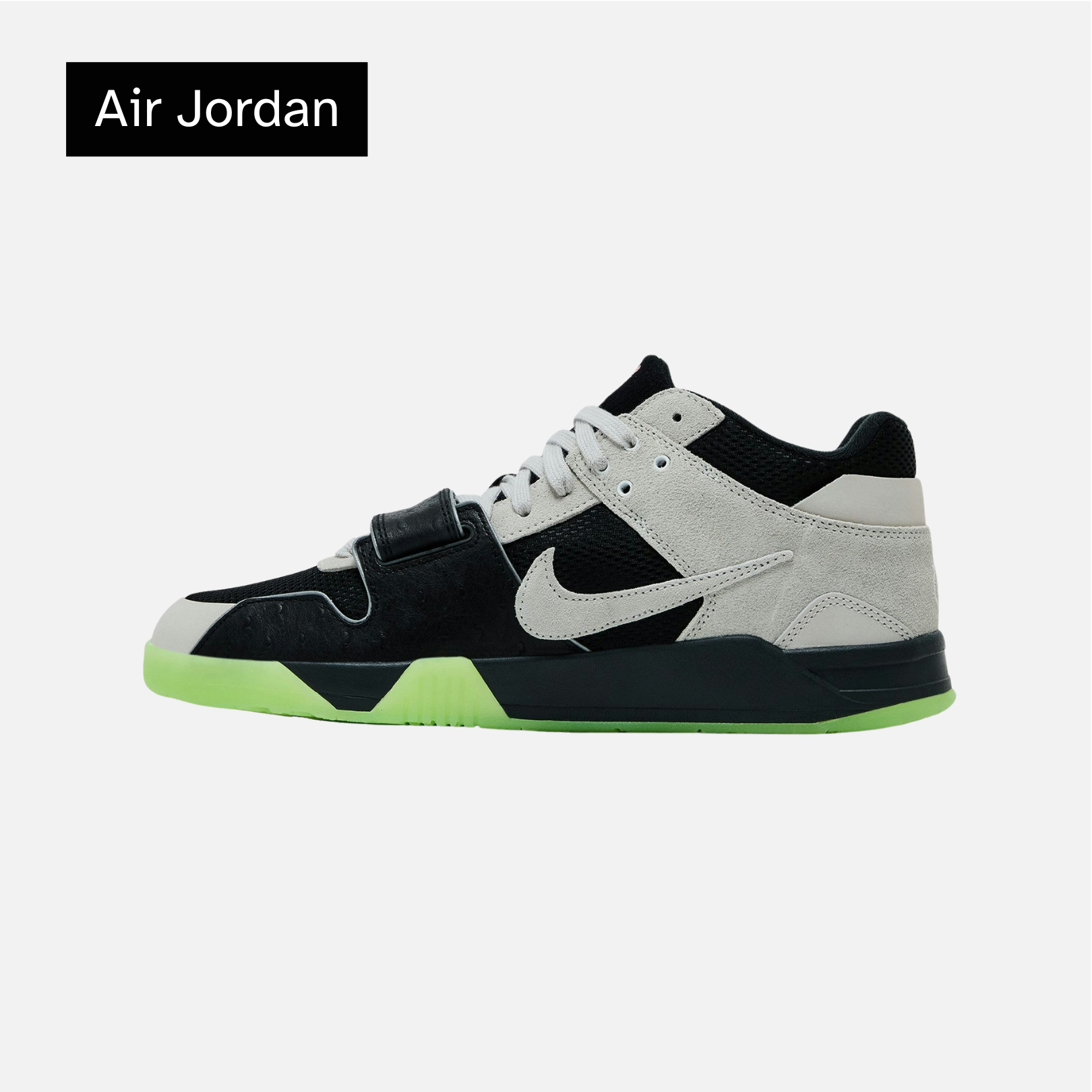 Chase B x Travis Scott x Air Jordan Jordan Jumpman Jack TR 'Black Night Silver'