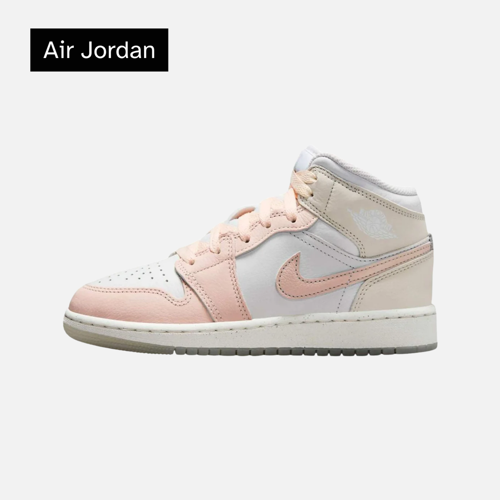 Air Jordan 1 Mid GS 'Sail Guava Ice'