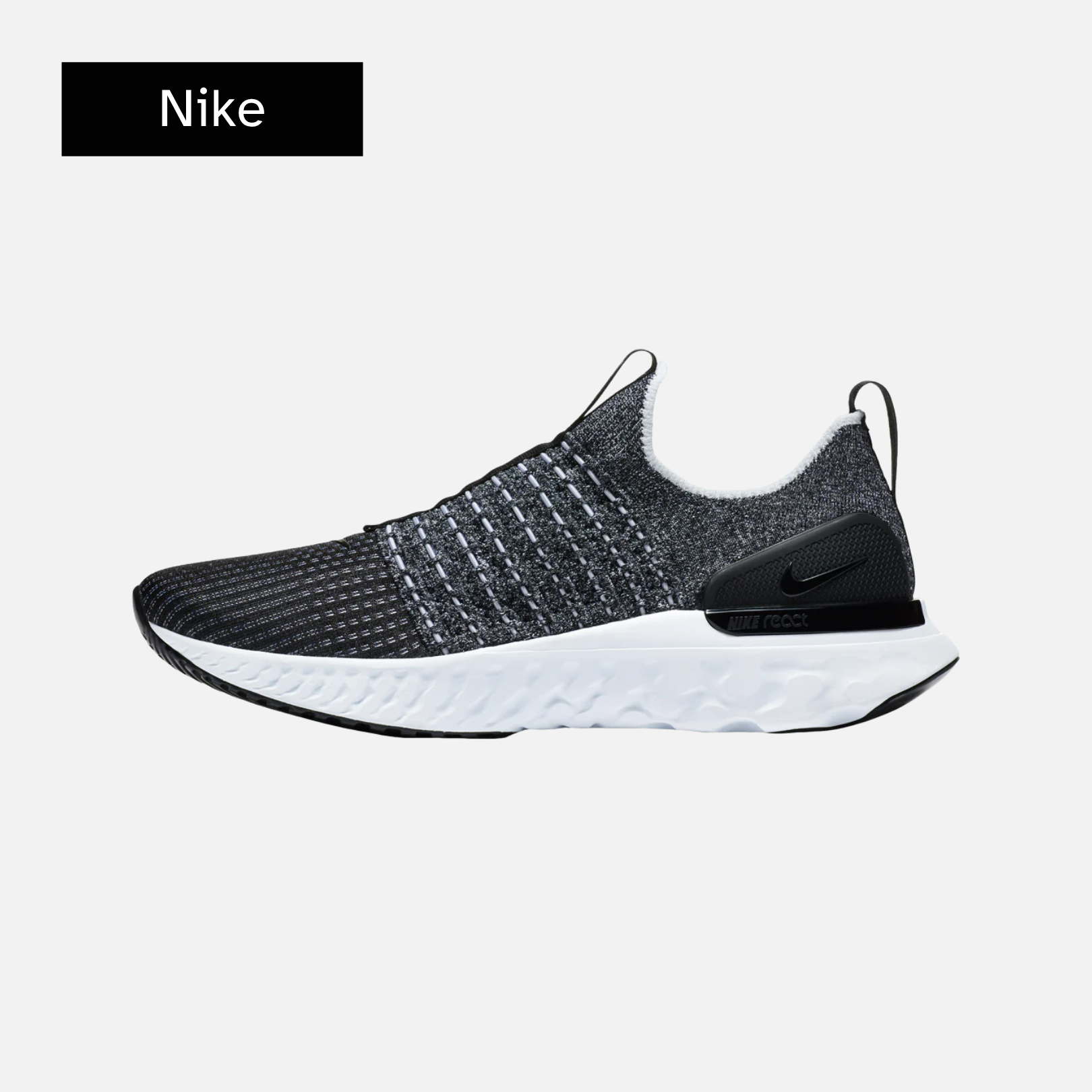 Nike React Phantom Run Flyknit 2 'Black Smoke Grey'