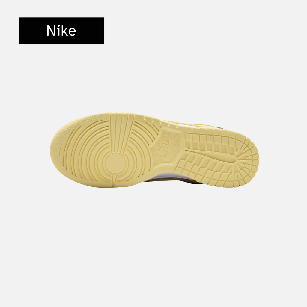 Nike Wmns Dunk Low Suede 'Sail White Metallic Silver Soft Yellow'