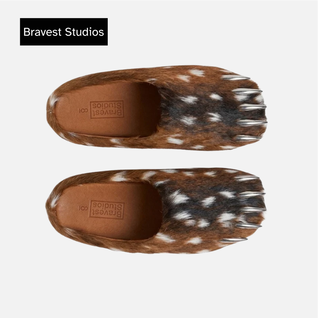 Bravest Studios Fawn Claw Mule Brown White