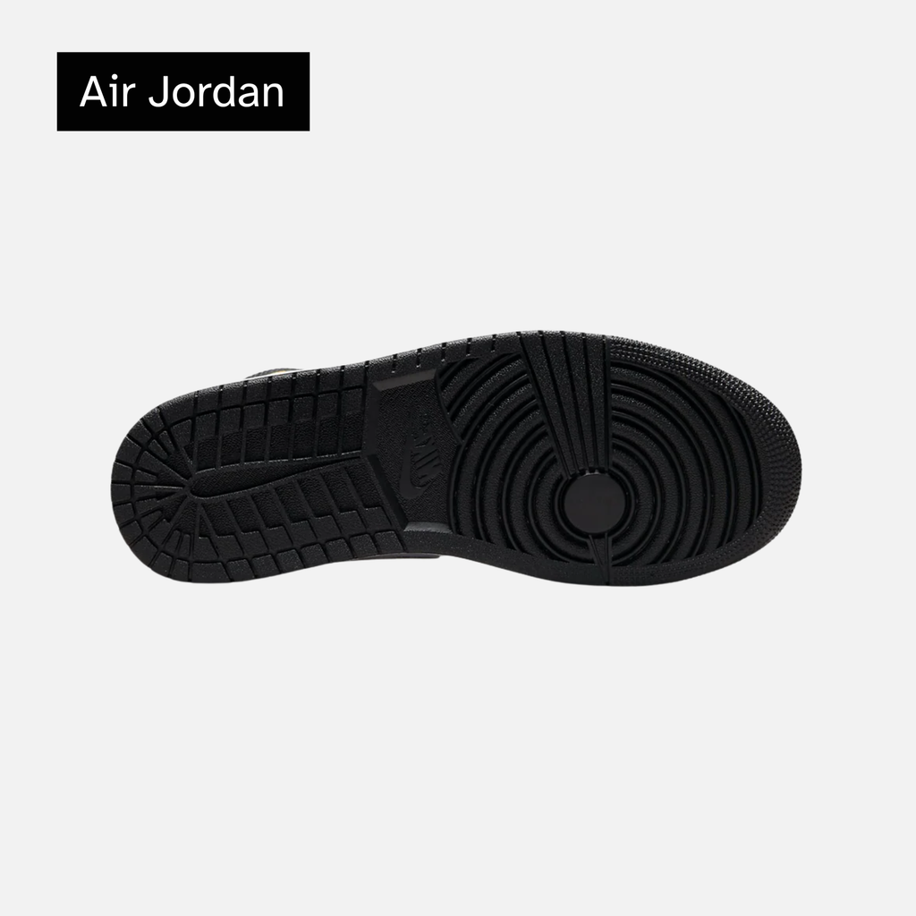 Air Jordan 1 Mid 'Black University Gold'