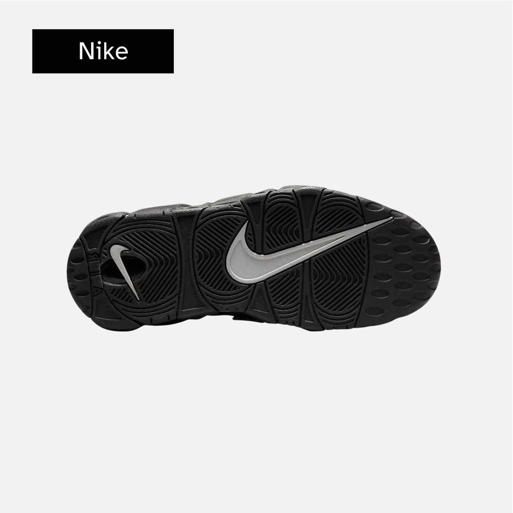 Nike Wmns Air More Uptempo 'Black Metallic Silver'