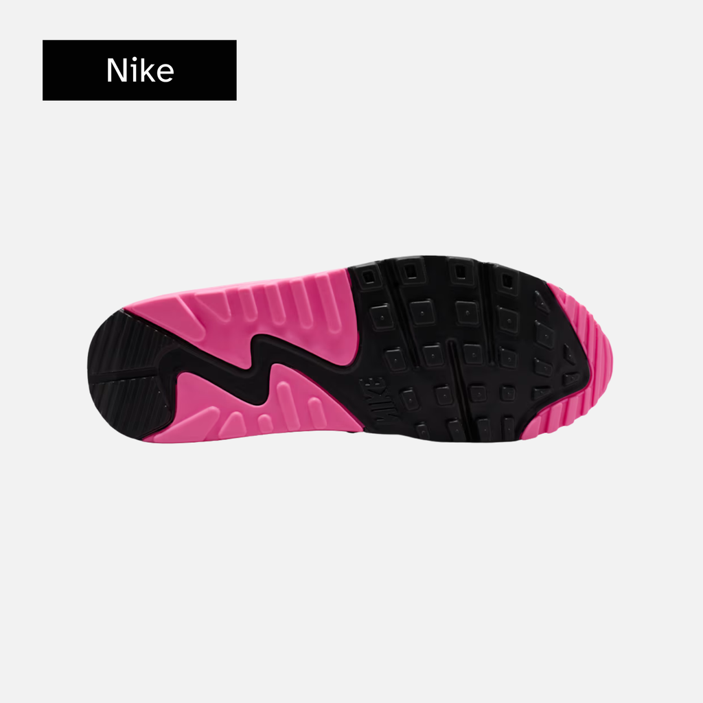 Nike Wmns Air Max 90 'White Pink Glow Black'