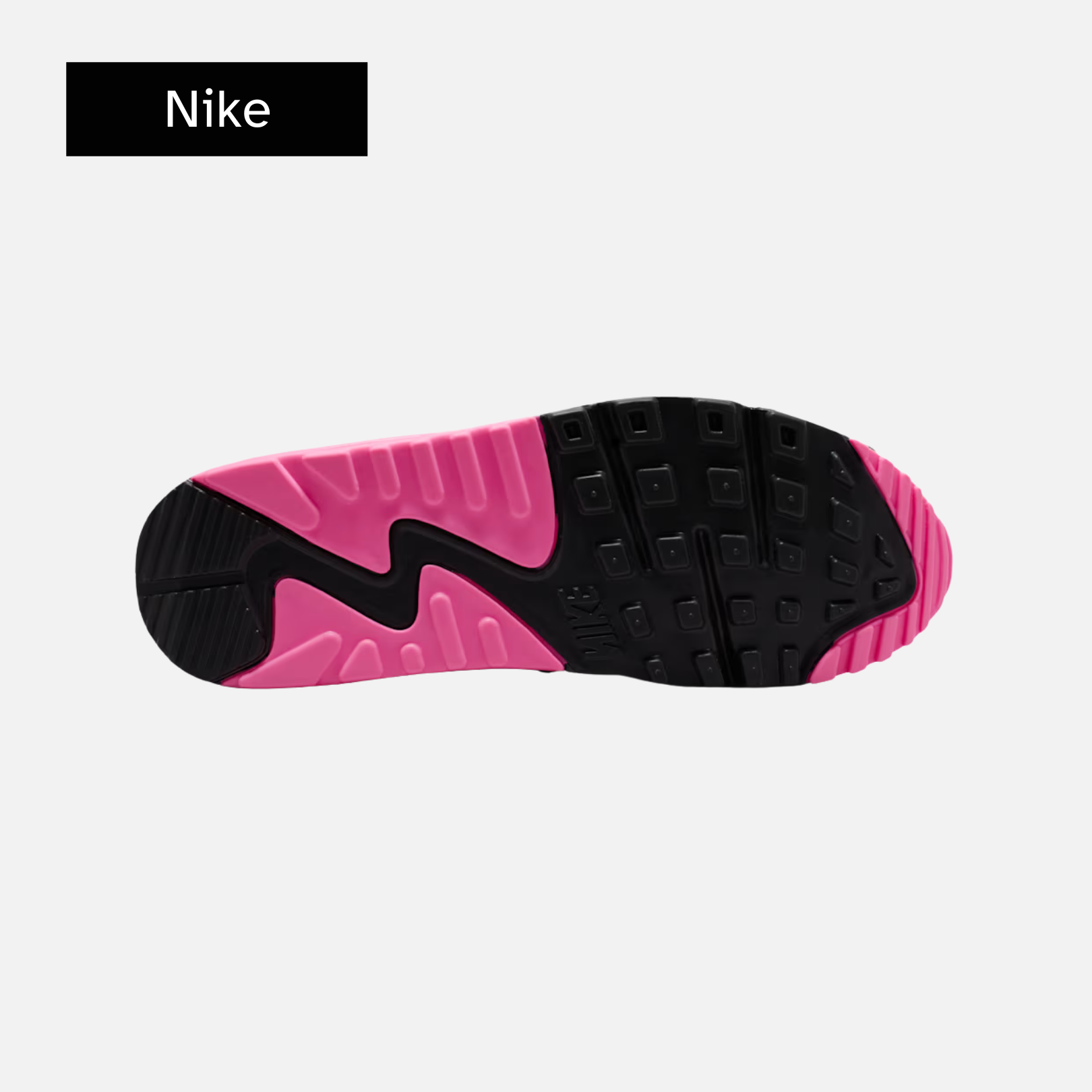 Nike Wmns Air Max 90 'White Pink Glow Black'